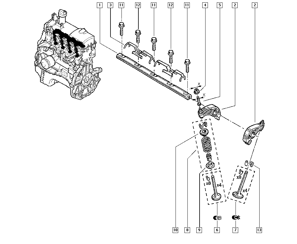 RENAULT 7701465088 - Всмукателен клапан www.parts5.com