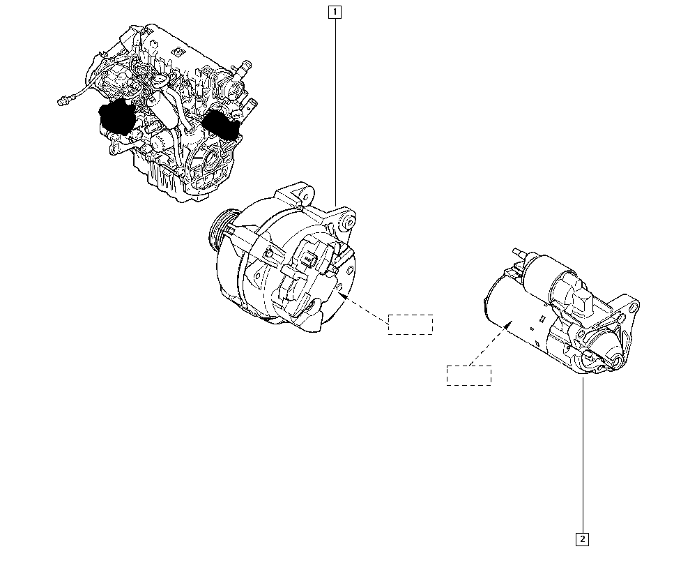 RENAULT 82 00 660 022 - Alternator www.parts5.com