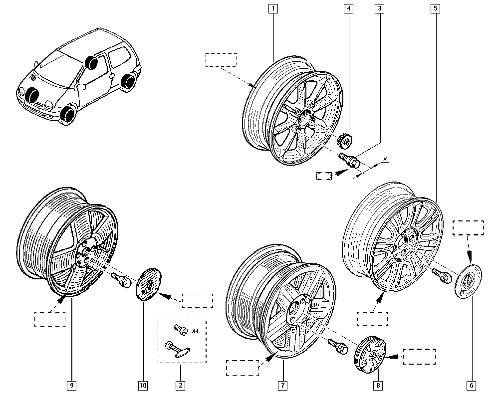 RENAULT 8200473319 - Wheel Stud www.parts5.com