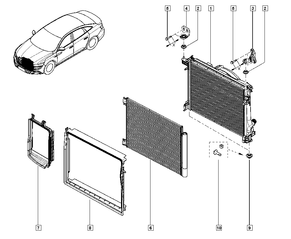 RENAULT 214108607R - Kühler, Motorkühlung www.parts5.com