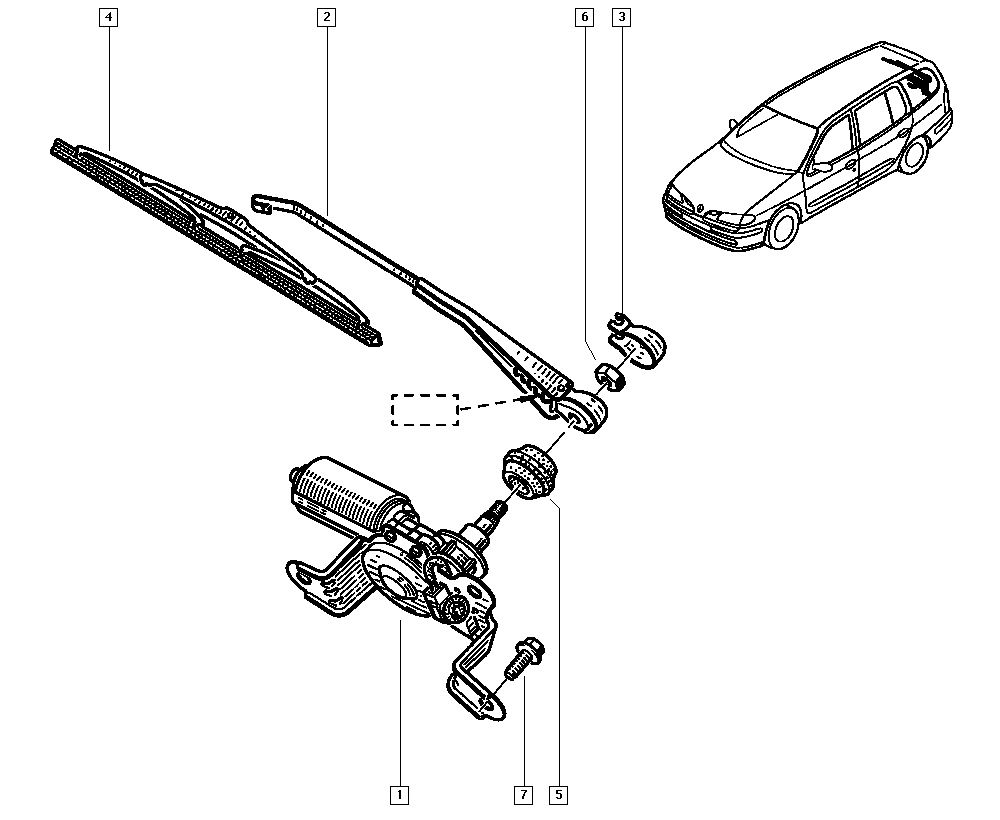 RENAULT 77 01 047 871 - Перо на чистачка www.parts5.com