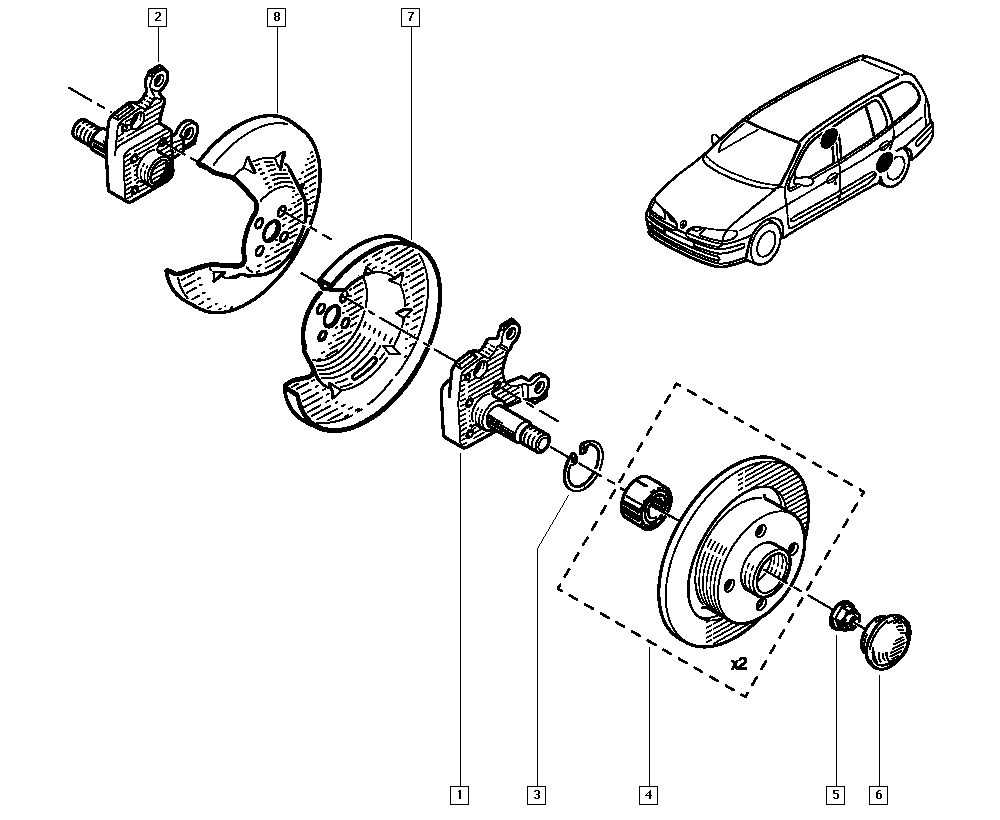 DACIA 7703066040 - RING-STOP 62 parts5.com