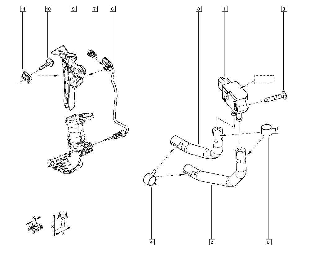 DACIA 22.77.011.77R - Sensor, exhaust pressure parts5.com