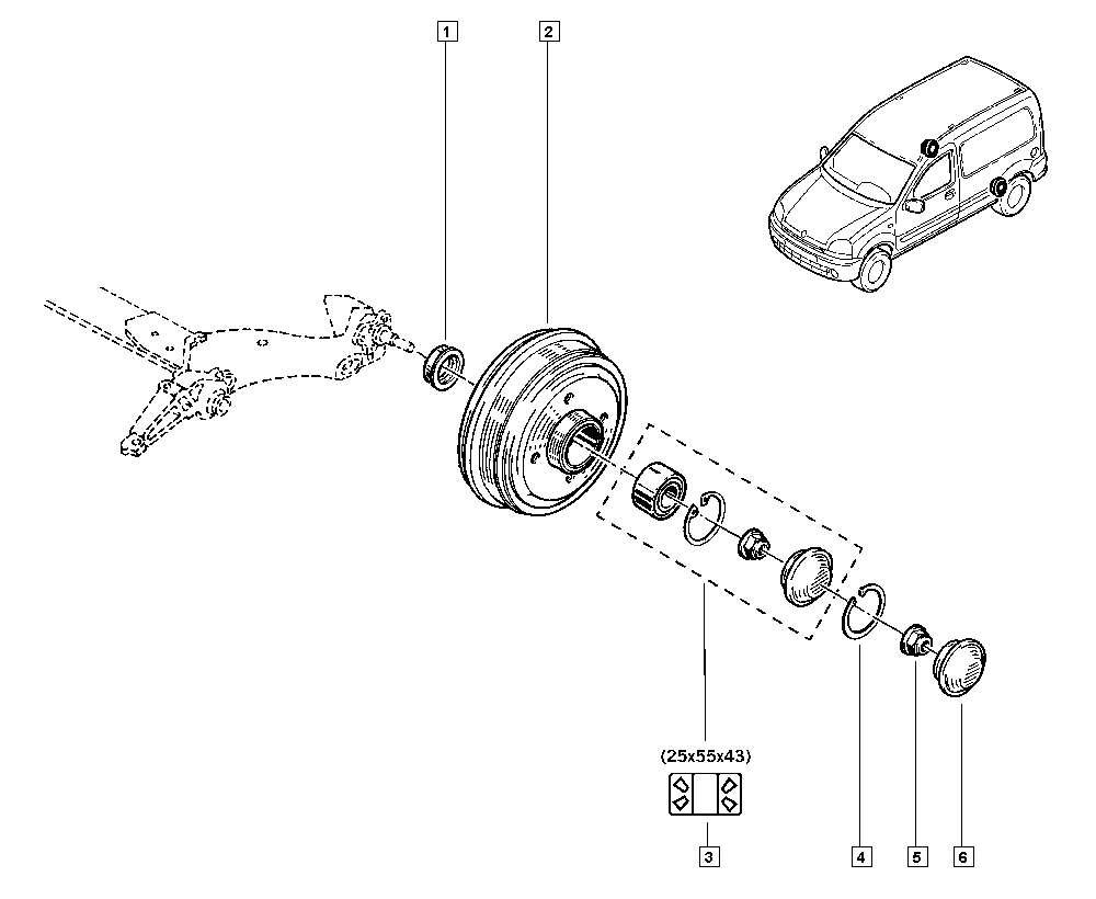 RENAULT 82 00 741 074 - Тормозной барабан www.parts5.com