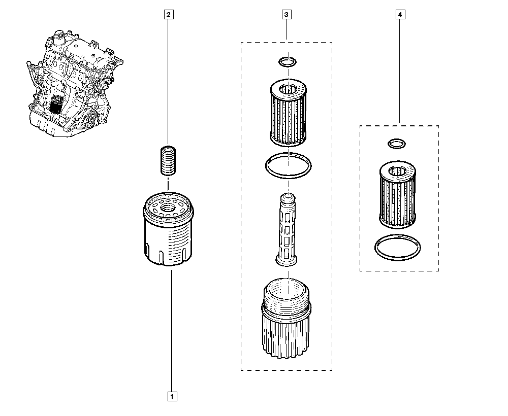 NISSAN 8200257642 - Масляный фильтр www.parts5.com