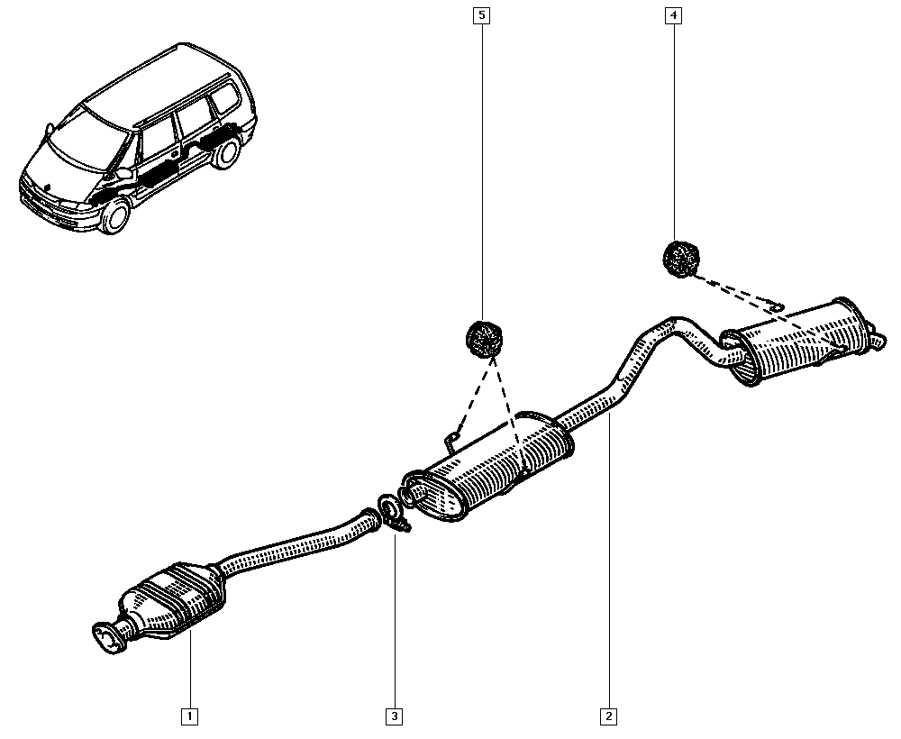 RENAULT 6025308328 - Łącznik rur, układ wydechowy www.parts5.com