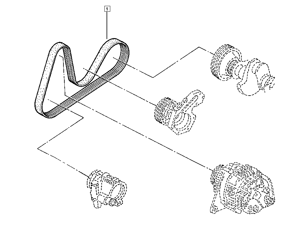 RENAULT 8200059395 - Пистов ремък www.parts5.com