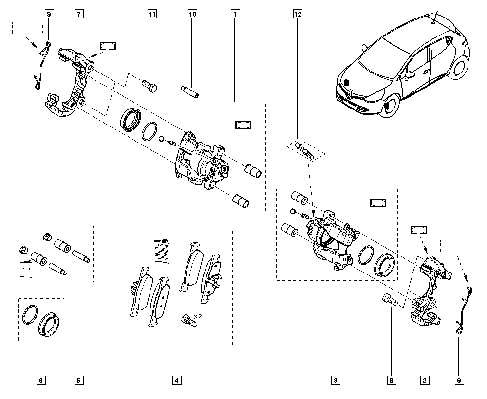 DACIA 410118579R - Δαγκάνα φρένων www.parts5.com