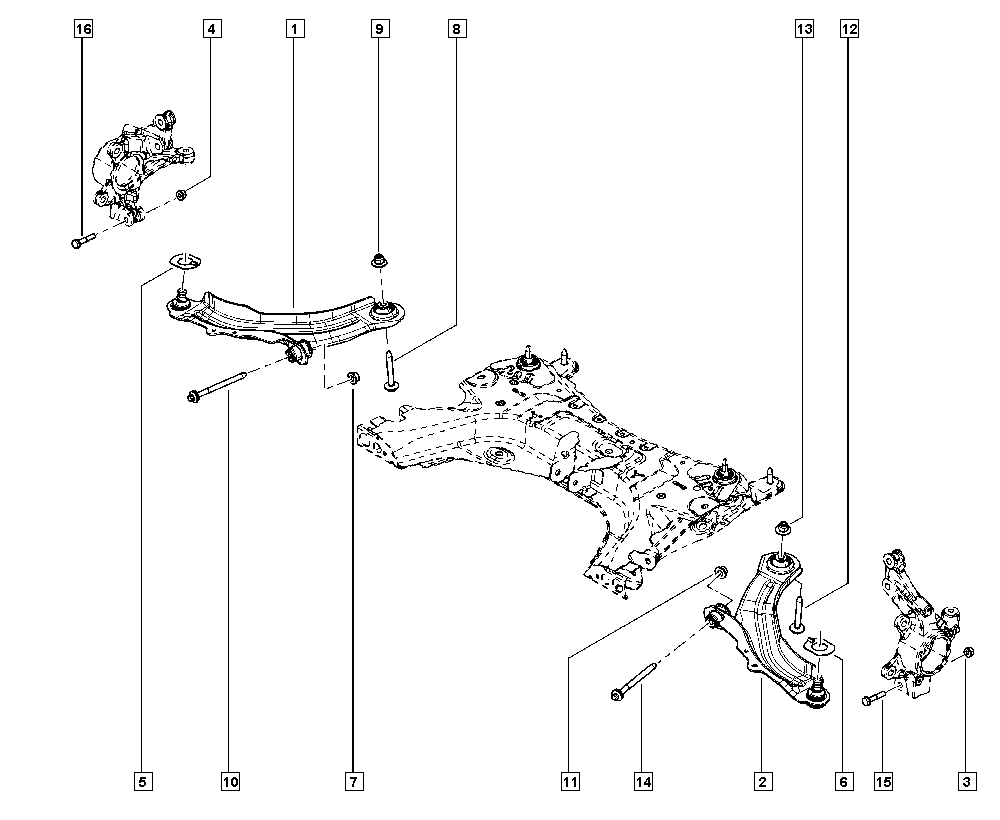 RENAULT 545050399R - Spona, vešanje točkova www.parts5.com