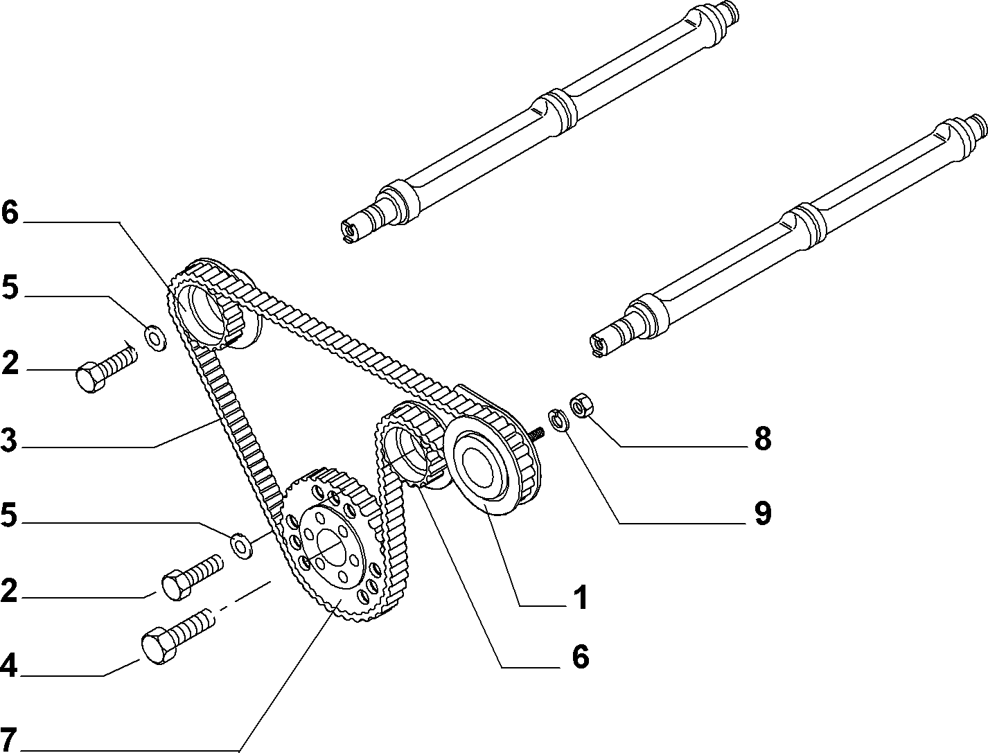 FIAT 60620443 - Rola intinzator,curea distributie www.parts5.com