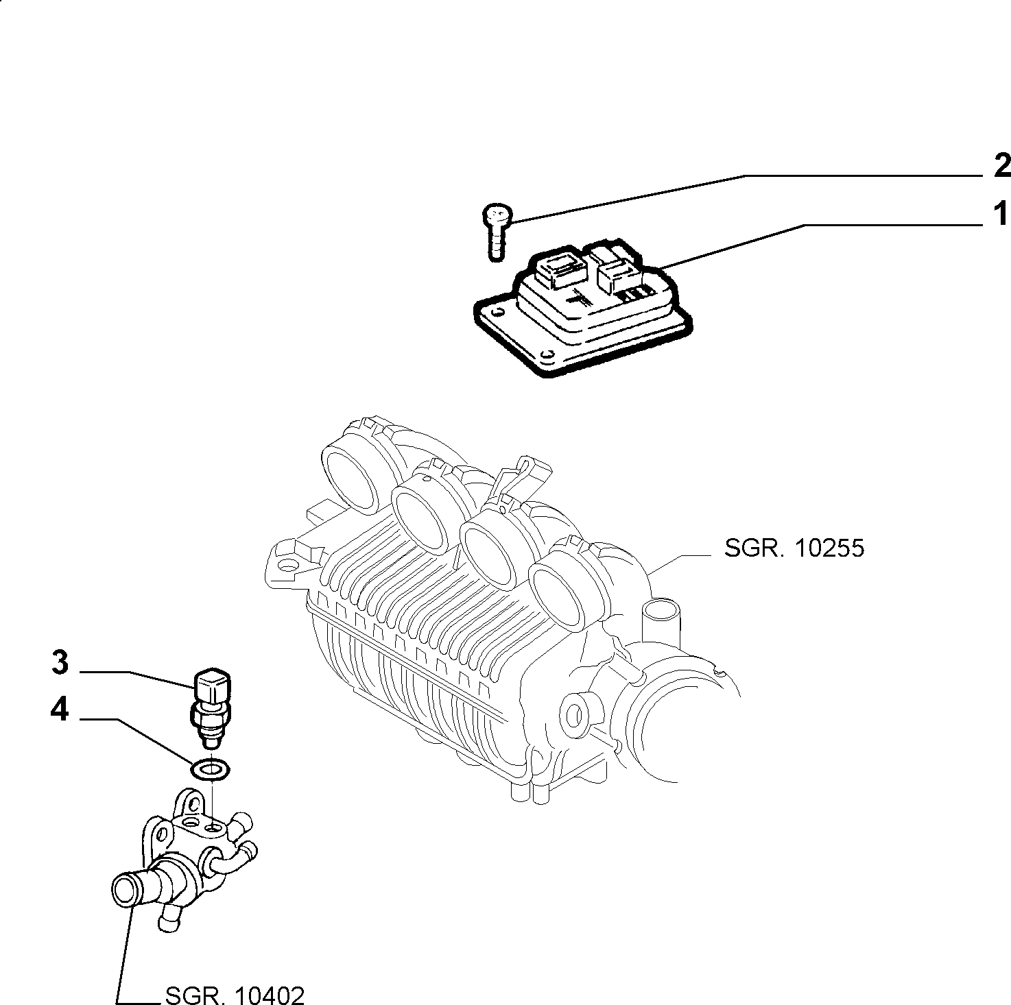 FIAT 46753479 - Sensor, coolant temperature parts5.com