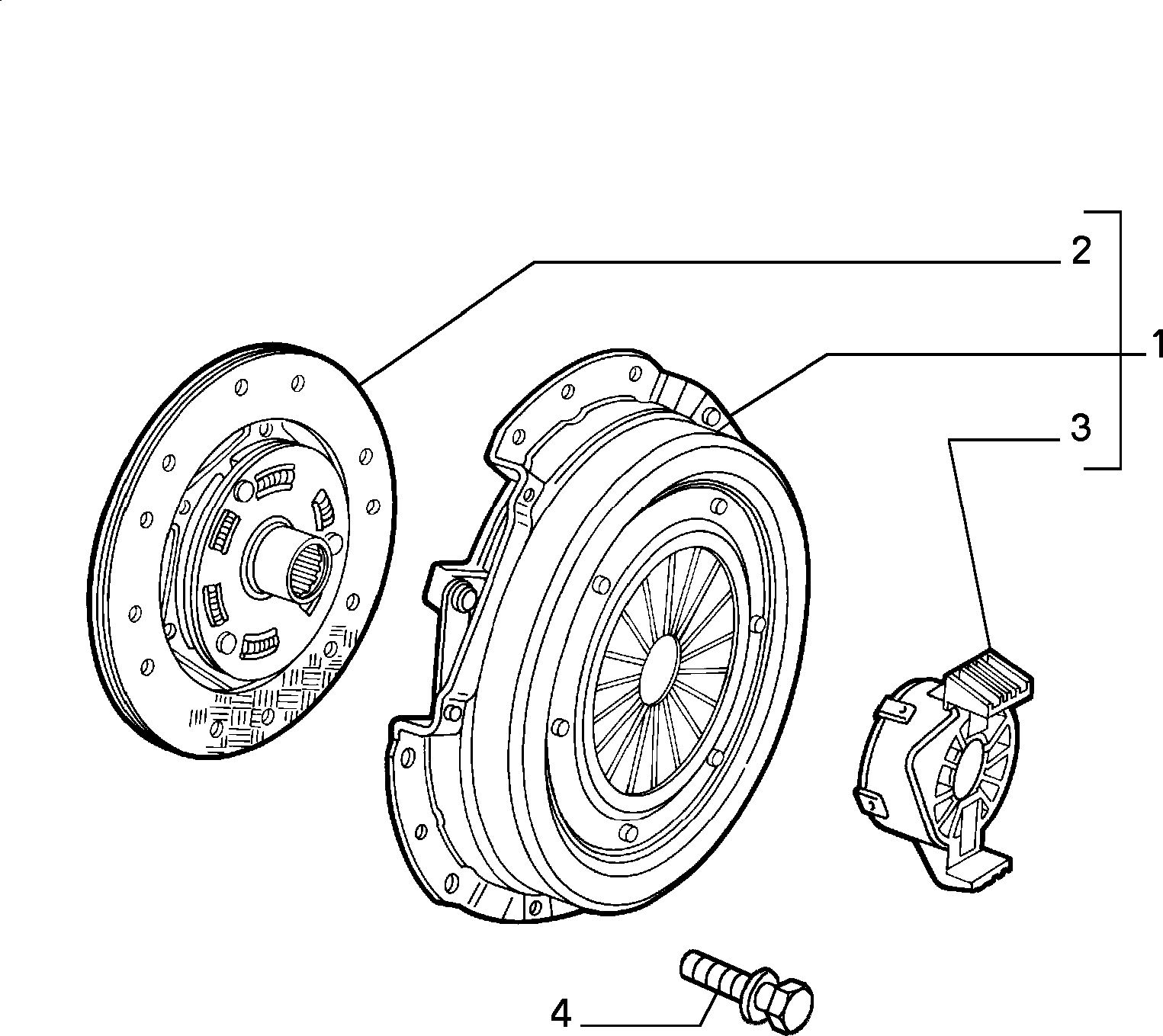 Alfa Romeo 60816363 - Set ambreiaj www.parts5.com