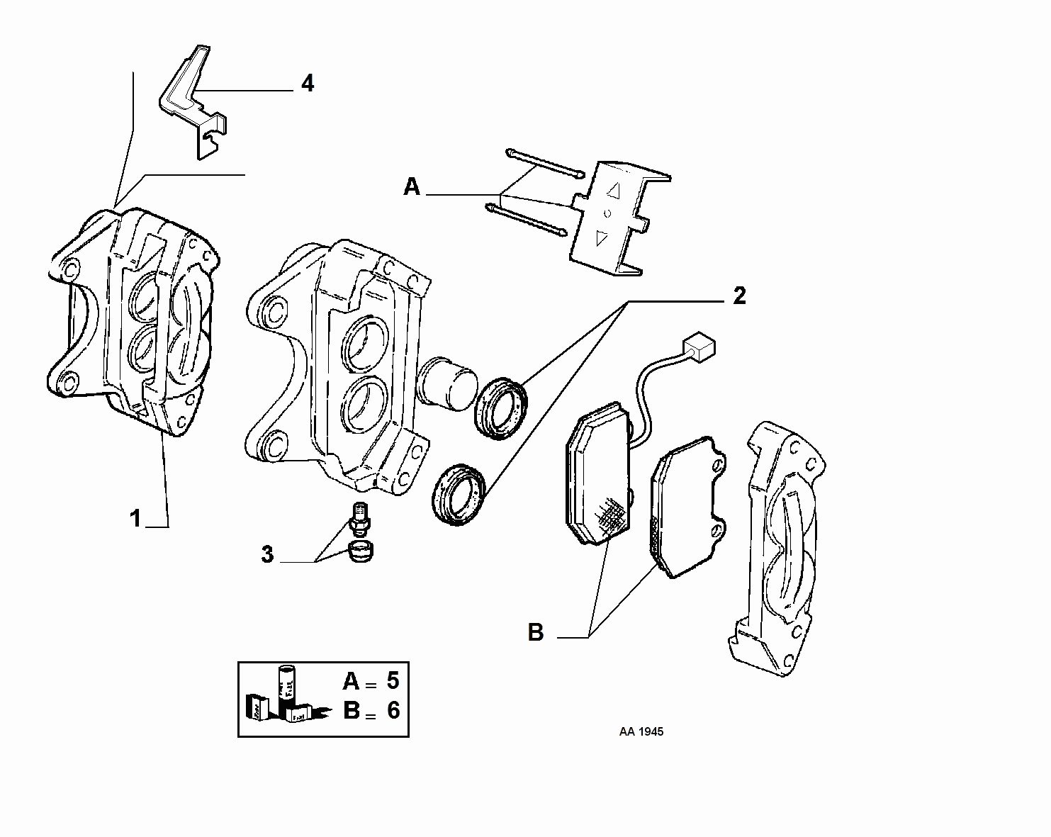 Alfa Romeo 77363539 - Accessory Kit for disc brake Pads parts5.com