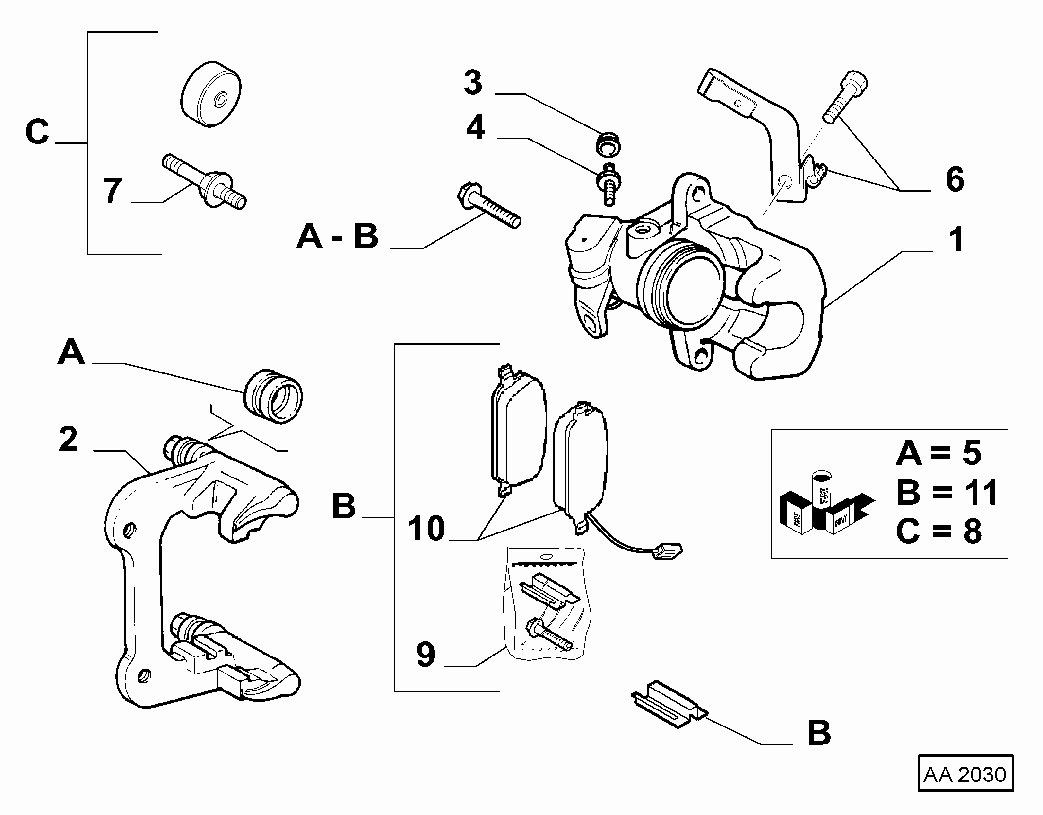 Alfa Romeo 77365537 - Kočione čeljusti www.parts5.com