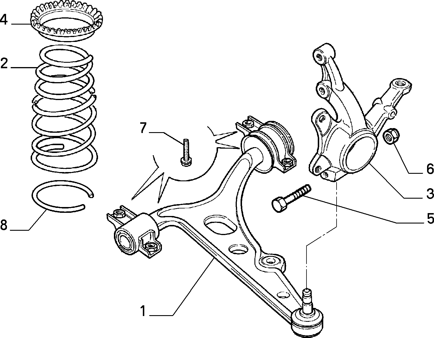 Innocenti 46474557 - Track Control Arm parts5.com