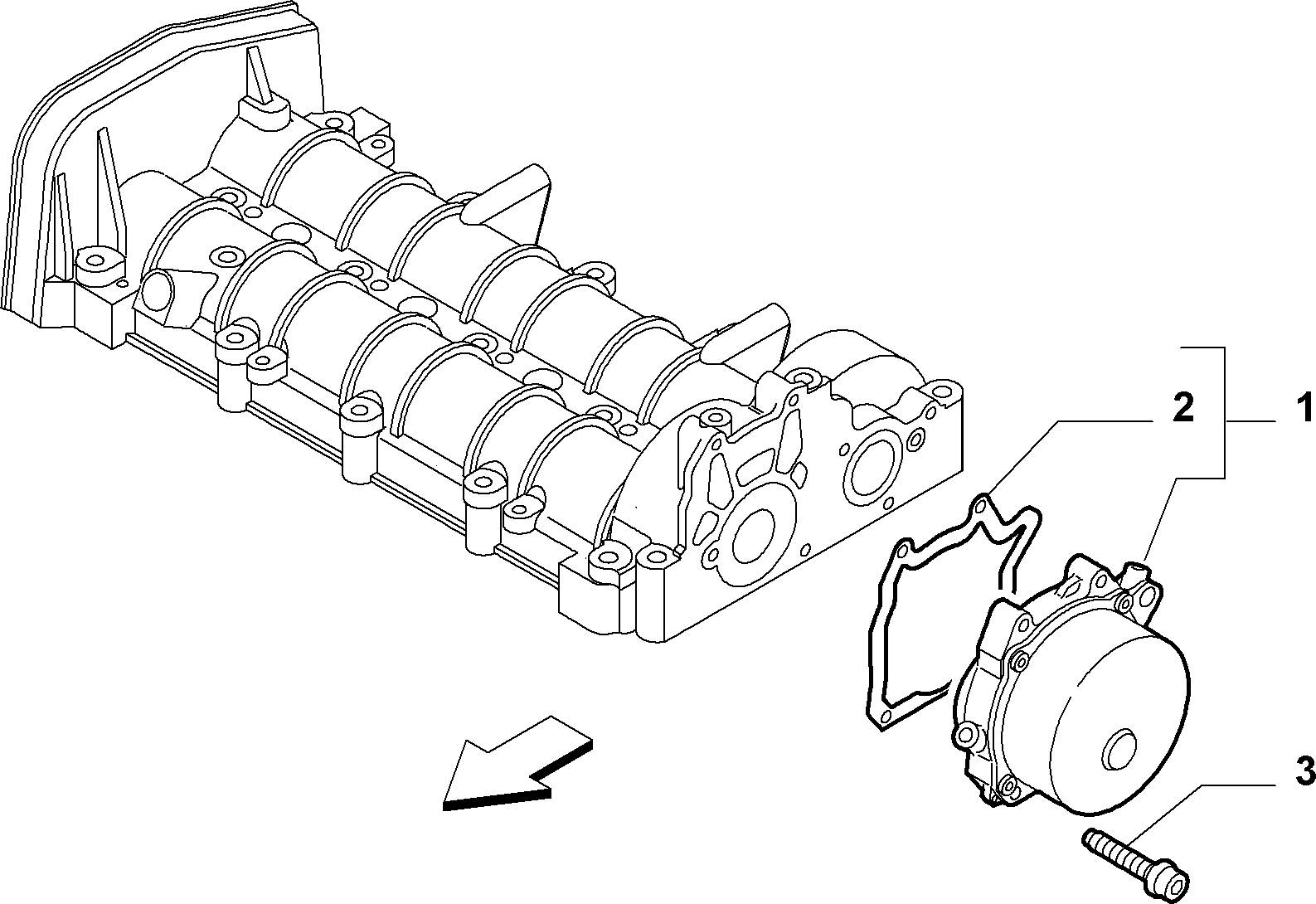 FIAT 46818359 - Vacuum Pump, braking system www.parts5.com