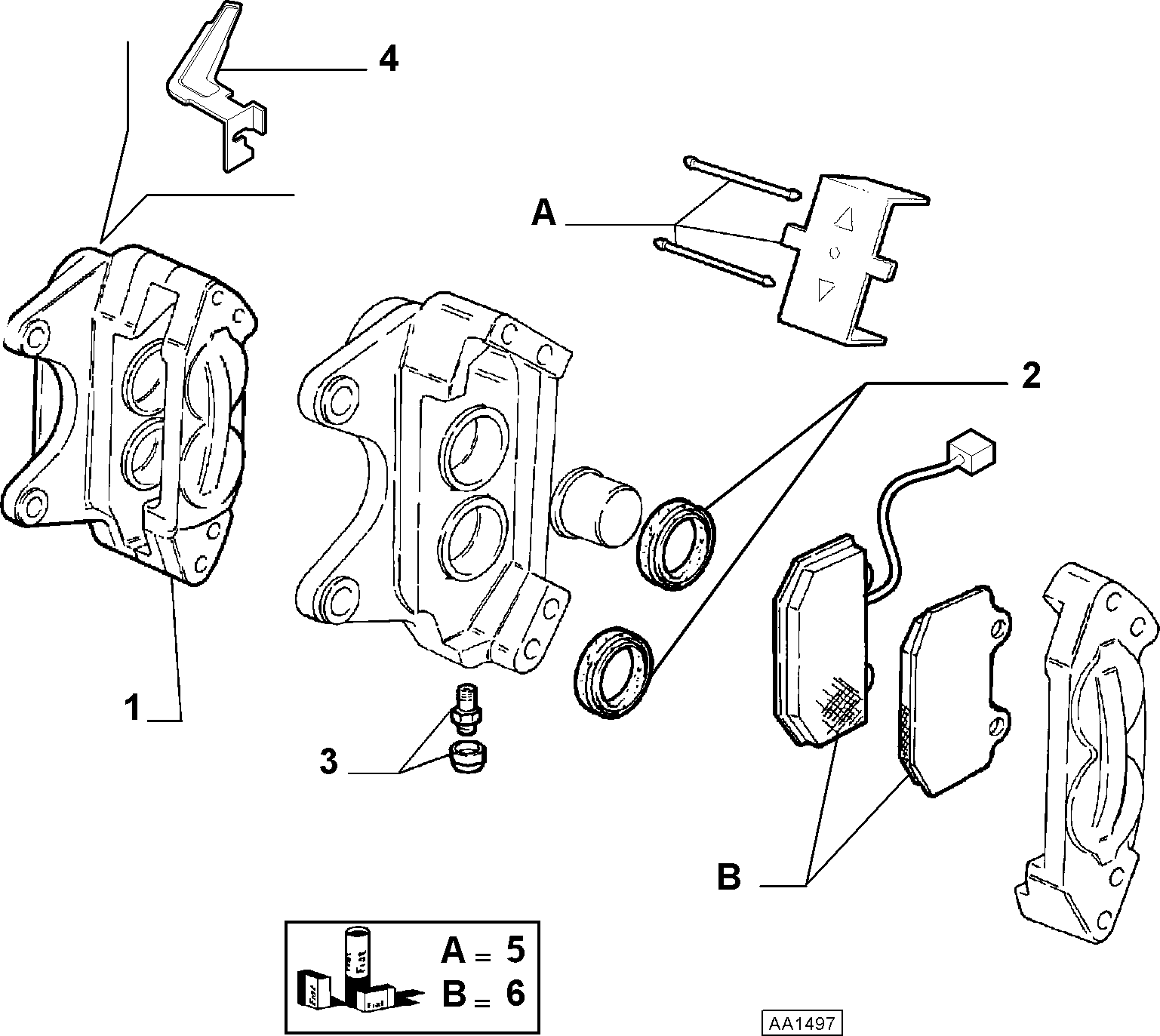 FIAT 77365202 - Set placute frana,frana disc www.parts5.com