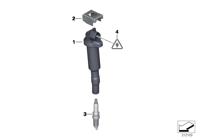 Rolls-Royce 12 13 8 616 153 - Ignition Coil www.parts5.com