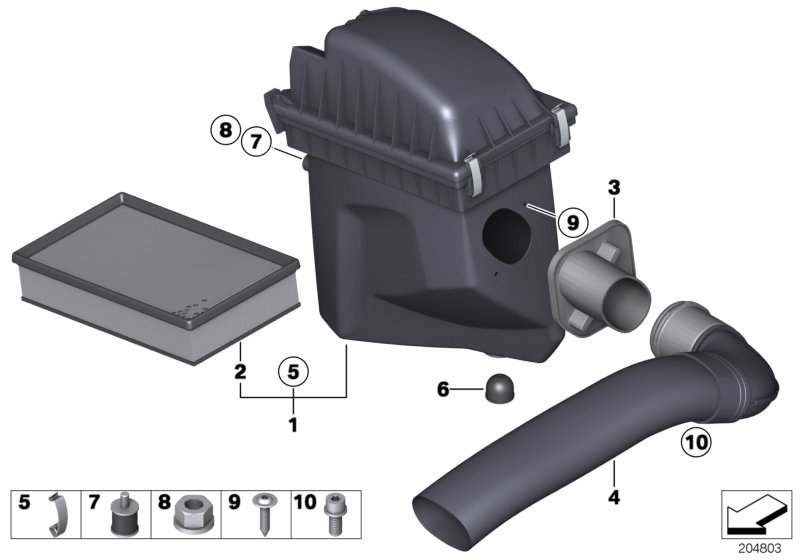 Rolls-Royce 13 71 7 505 007 - Filtro de aire www.parts5.com