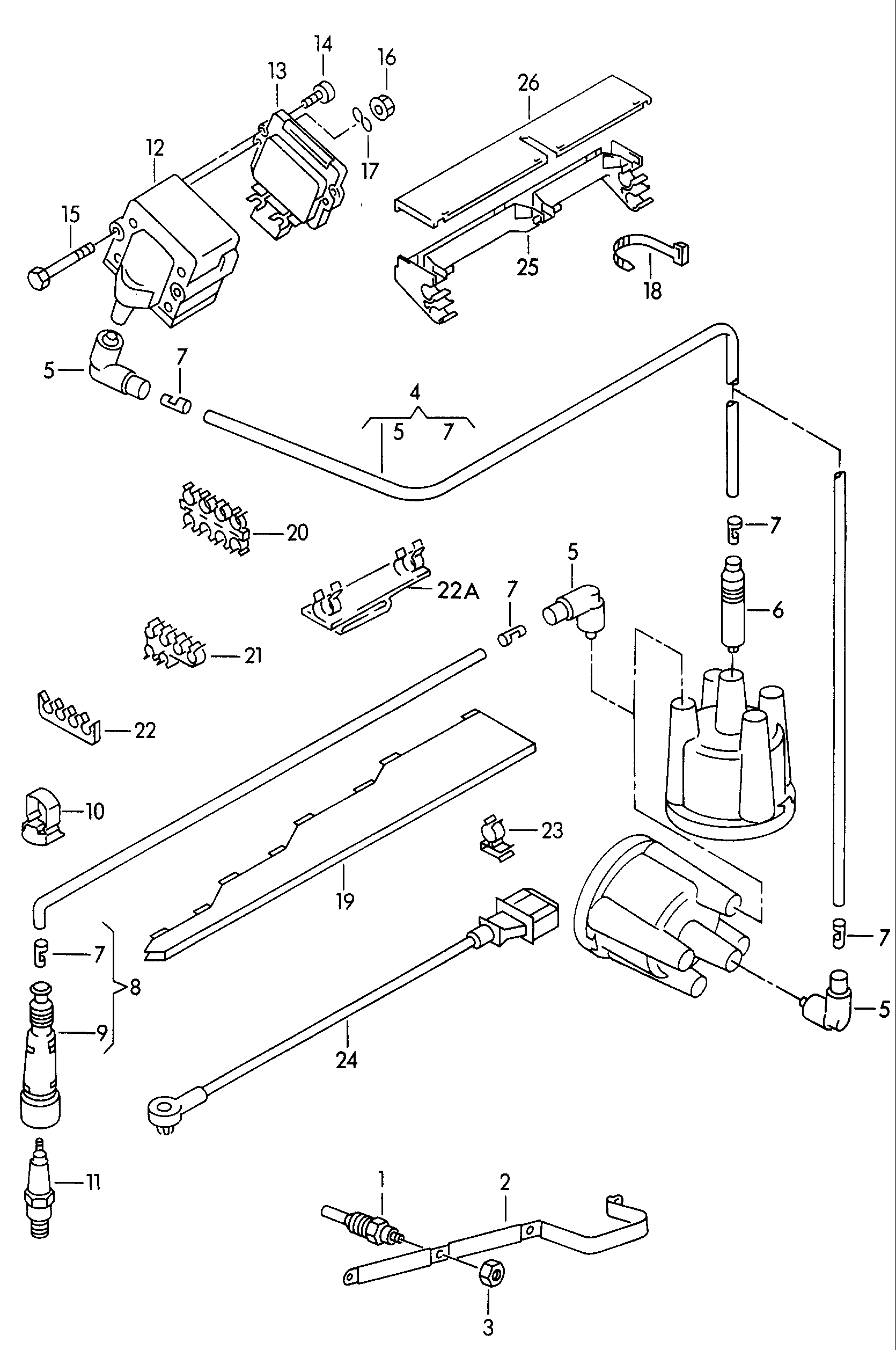 AUDI 101 000 036 AA - Spark Plug parts5.com