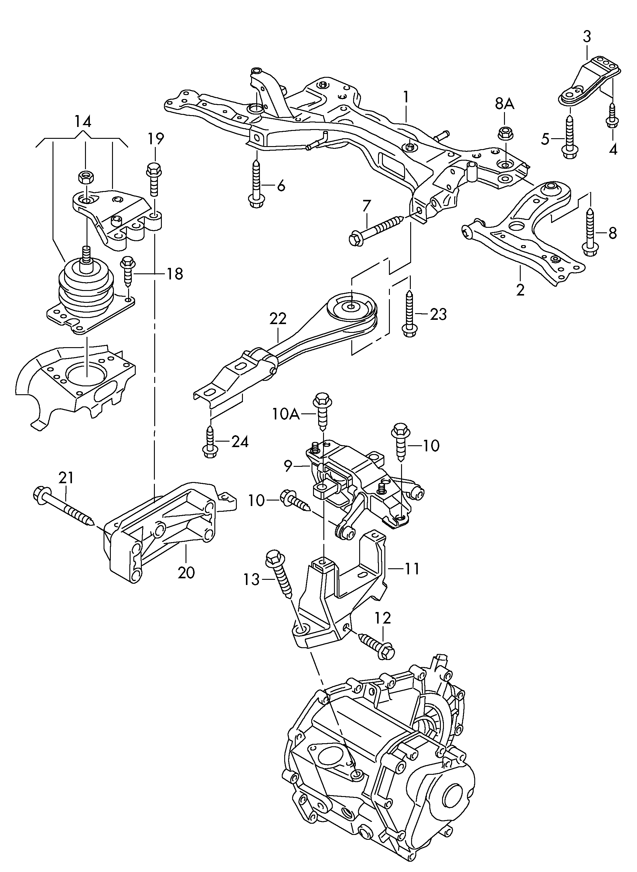 Seat N   103 320 02 - Гайка www.parts5.com