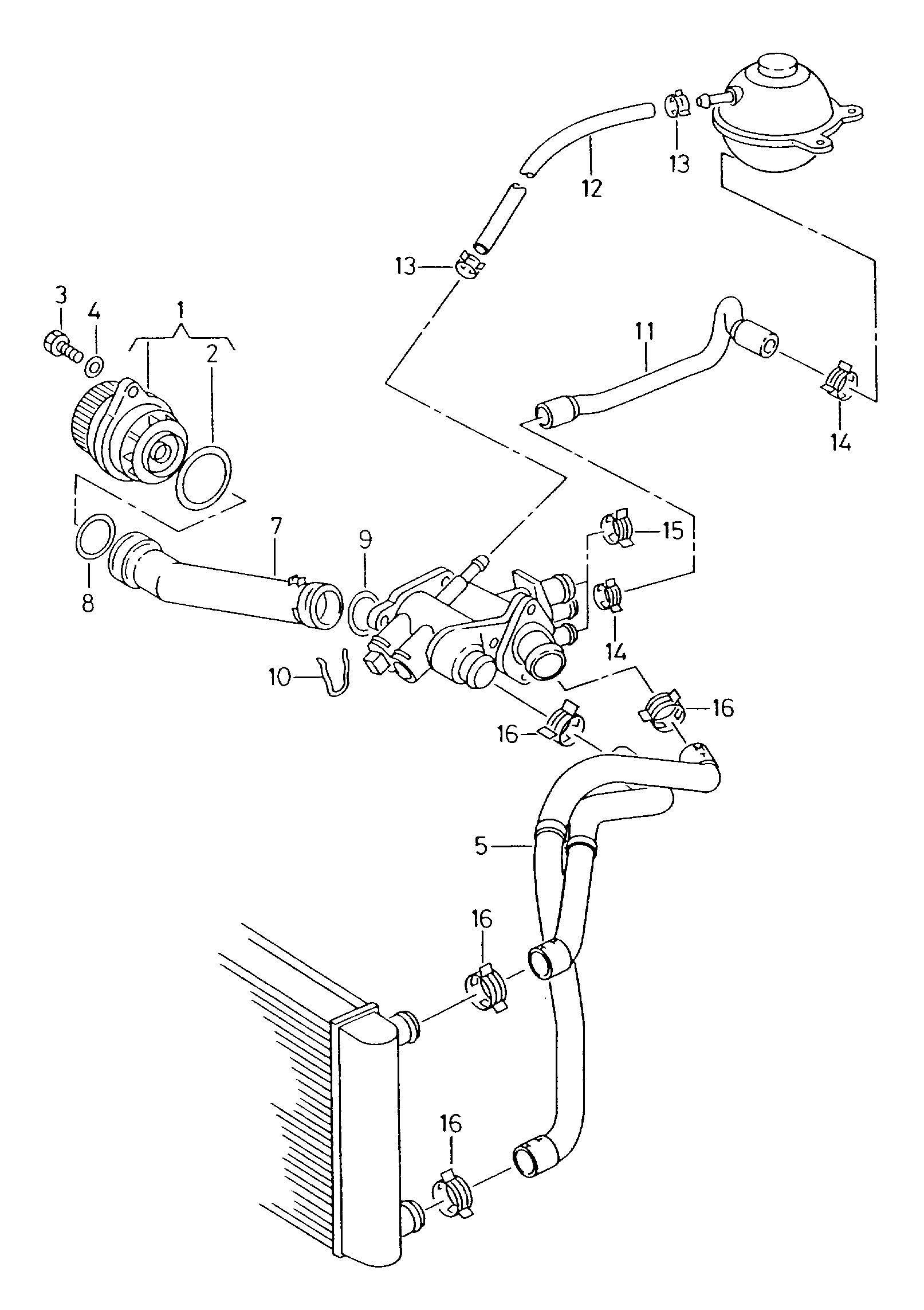 AUDI 030 121 008 K - Pumpa za vodu www.parts5.com