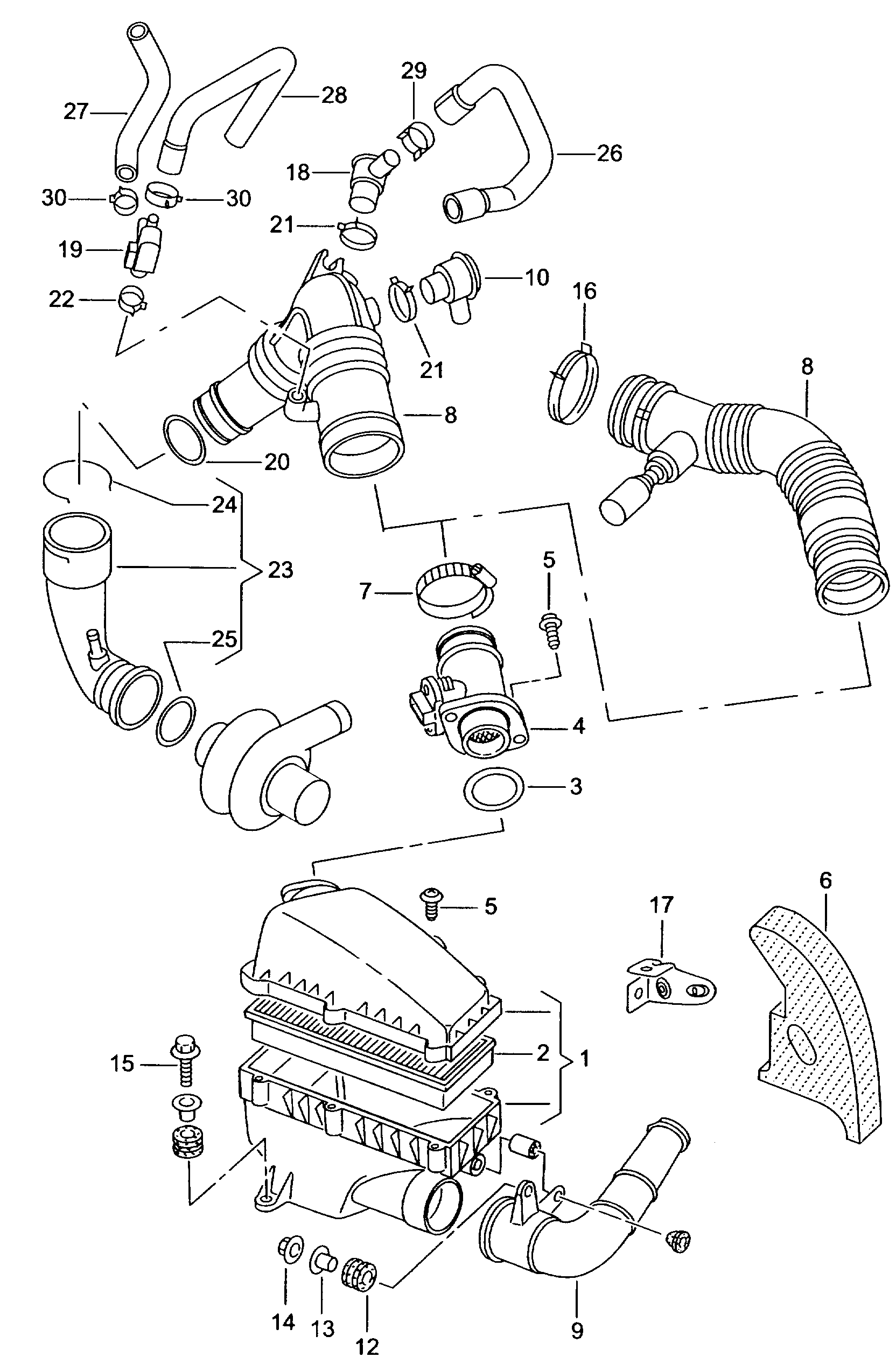 AUDI 06A 906 461 D - Senzor debit aer www.parts5.com