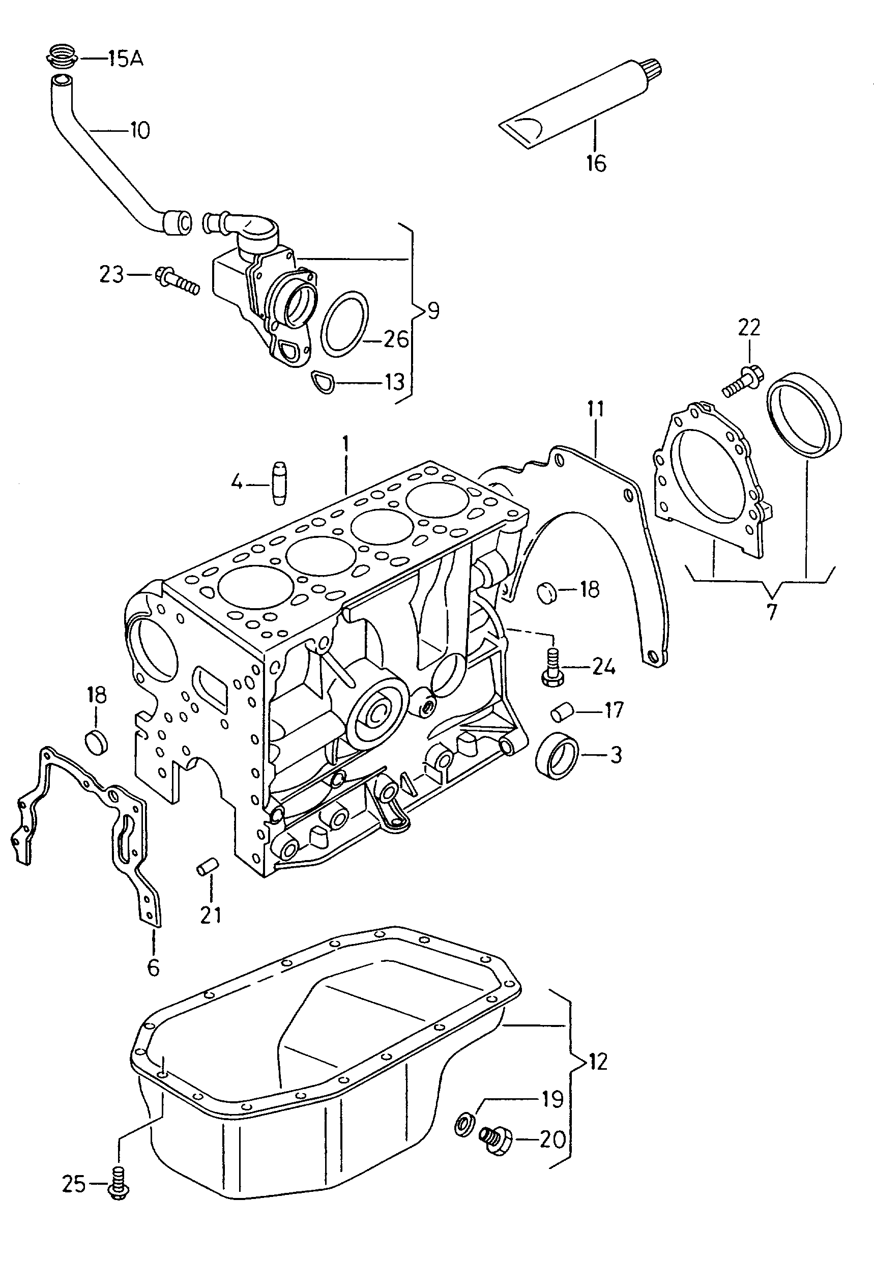 Skoda 034 103 113B - Čep spremnika za zaštitu od smrzavanja www.parts5.com