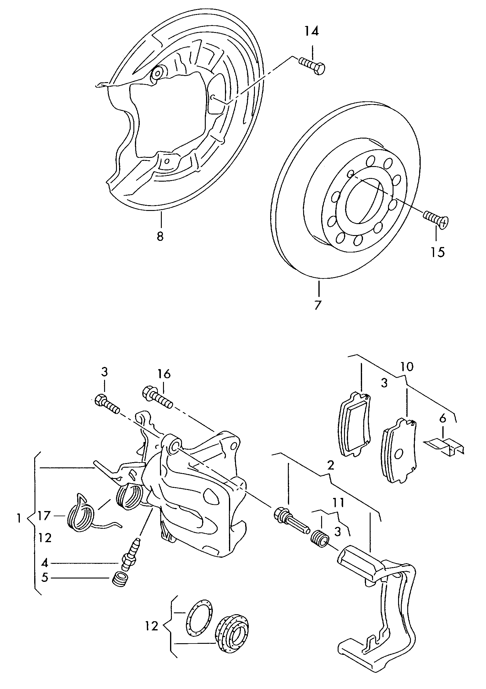 Seat 1K0 615 601 M - Тормозной диск www.parts5.com