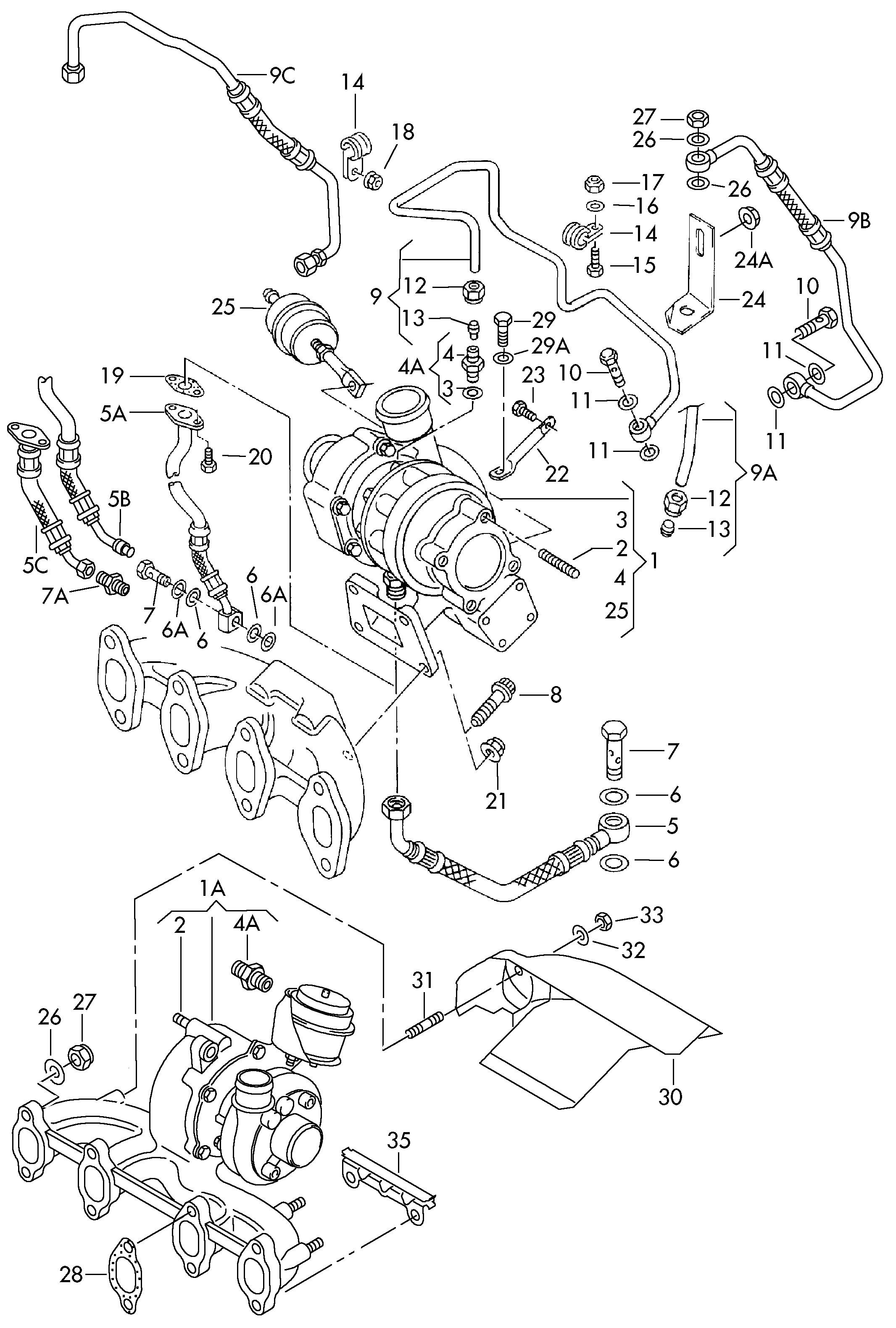 AUDI 038 253 010S - Турбина, компрессор www.parts5.com