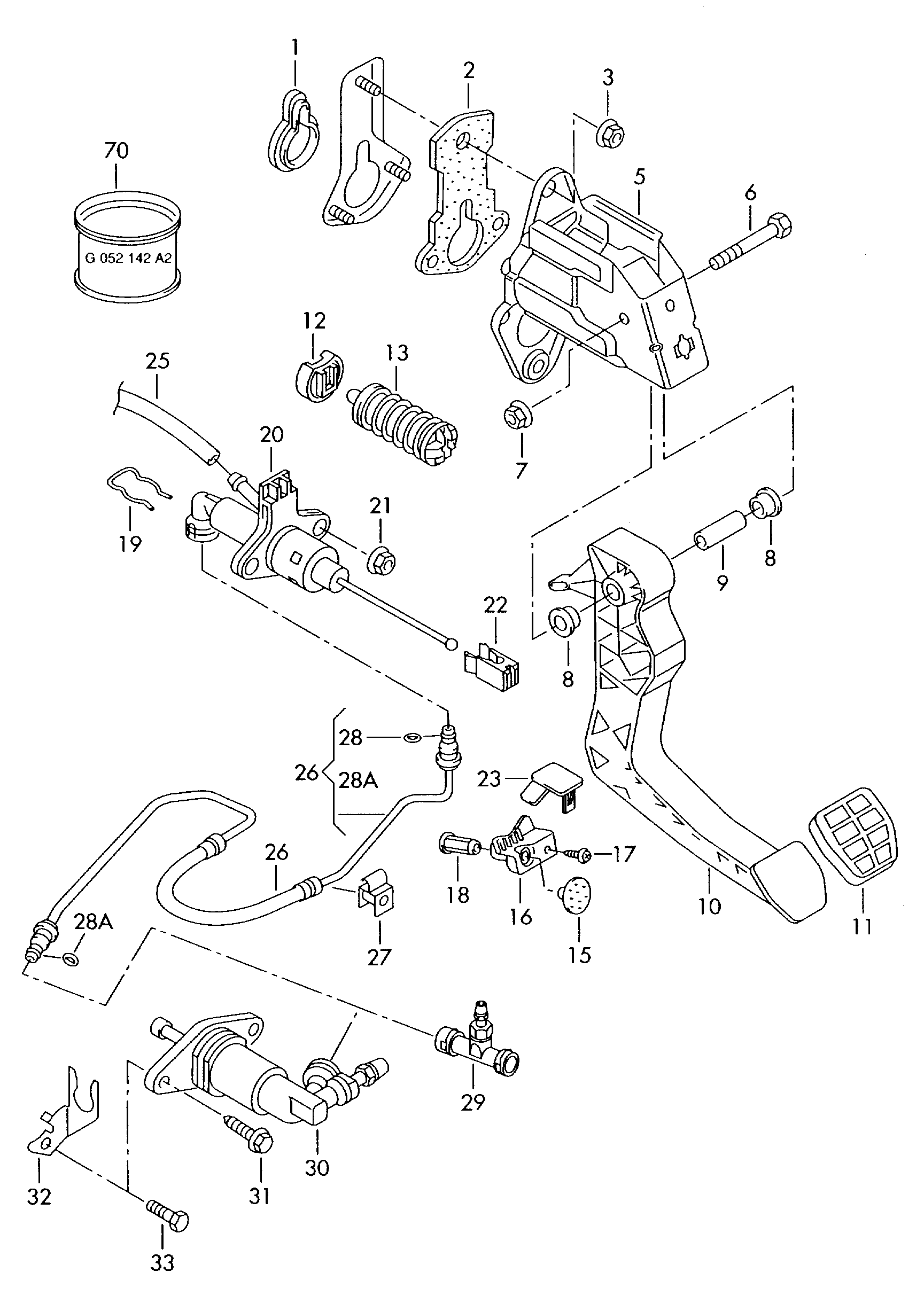 Skoda 6R0 721 261 A - Cilindro receptor, embrague www.parts5.com