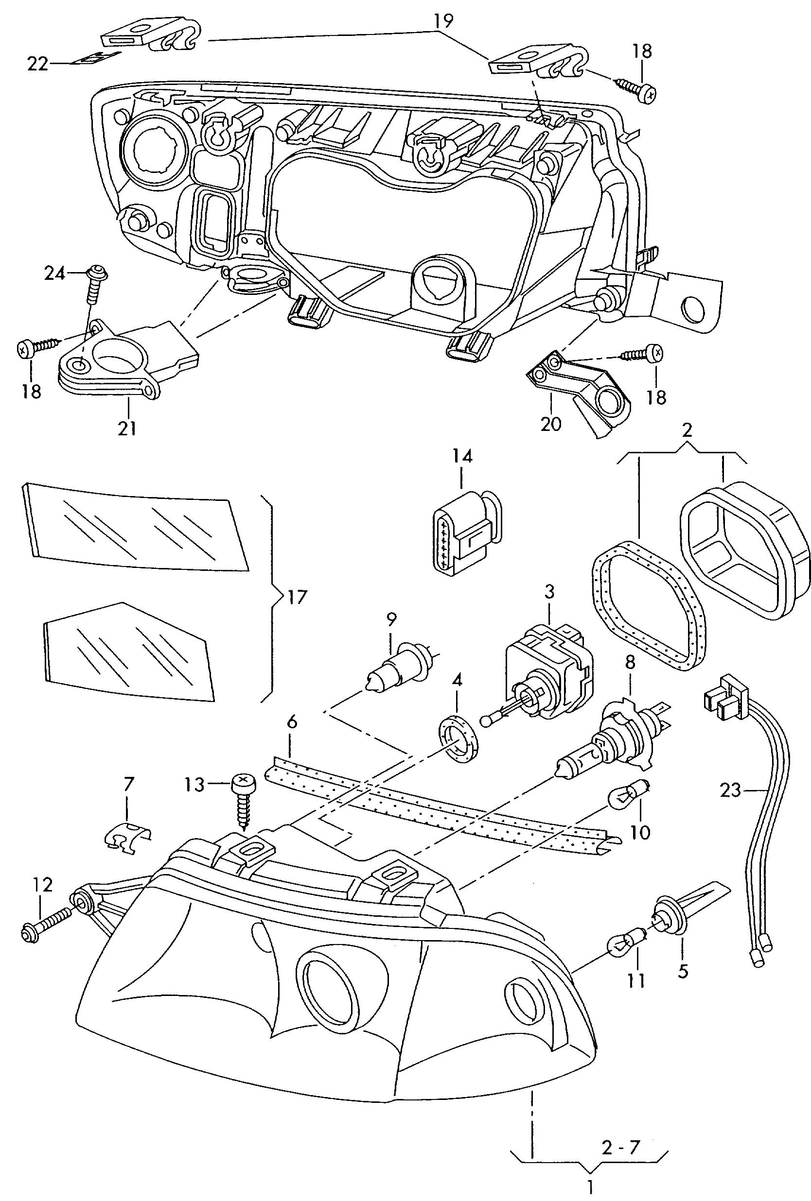 Seat 6Y0941855 - К-кт за ремонт на кабел, основен фар www.parts5.com