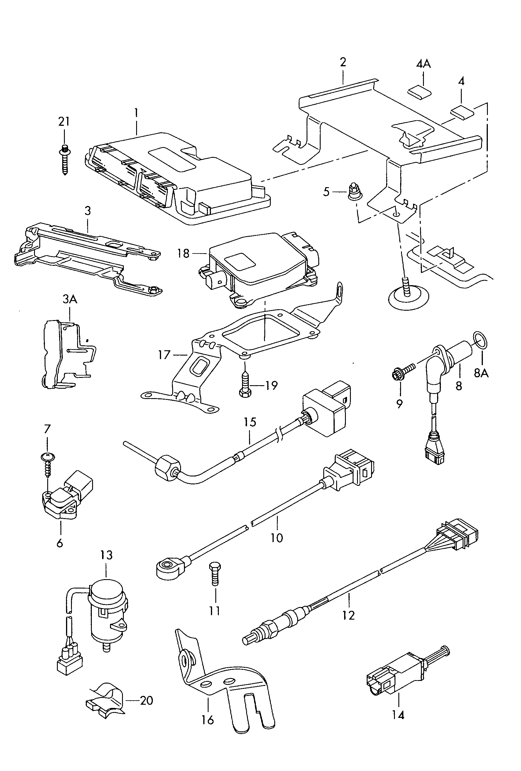 Seat 03C 906 051 F - Датчик, давление наддува www.parts5.com