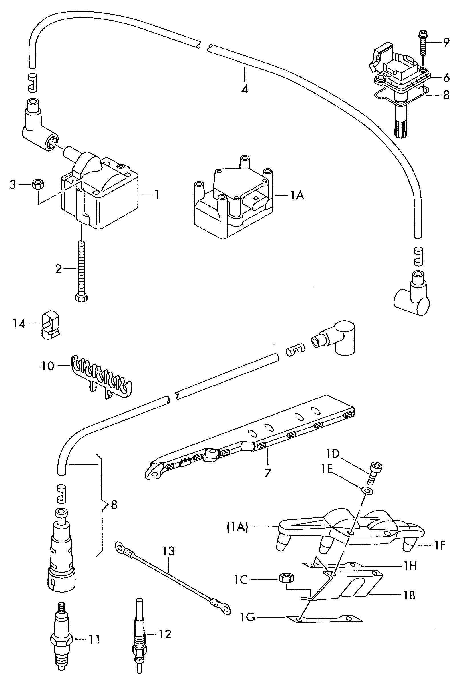 VAG 101 905 601 F - Запалителна свещ www.parts5.com