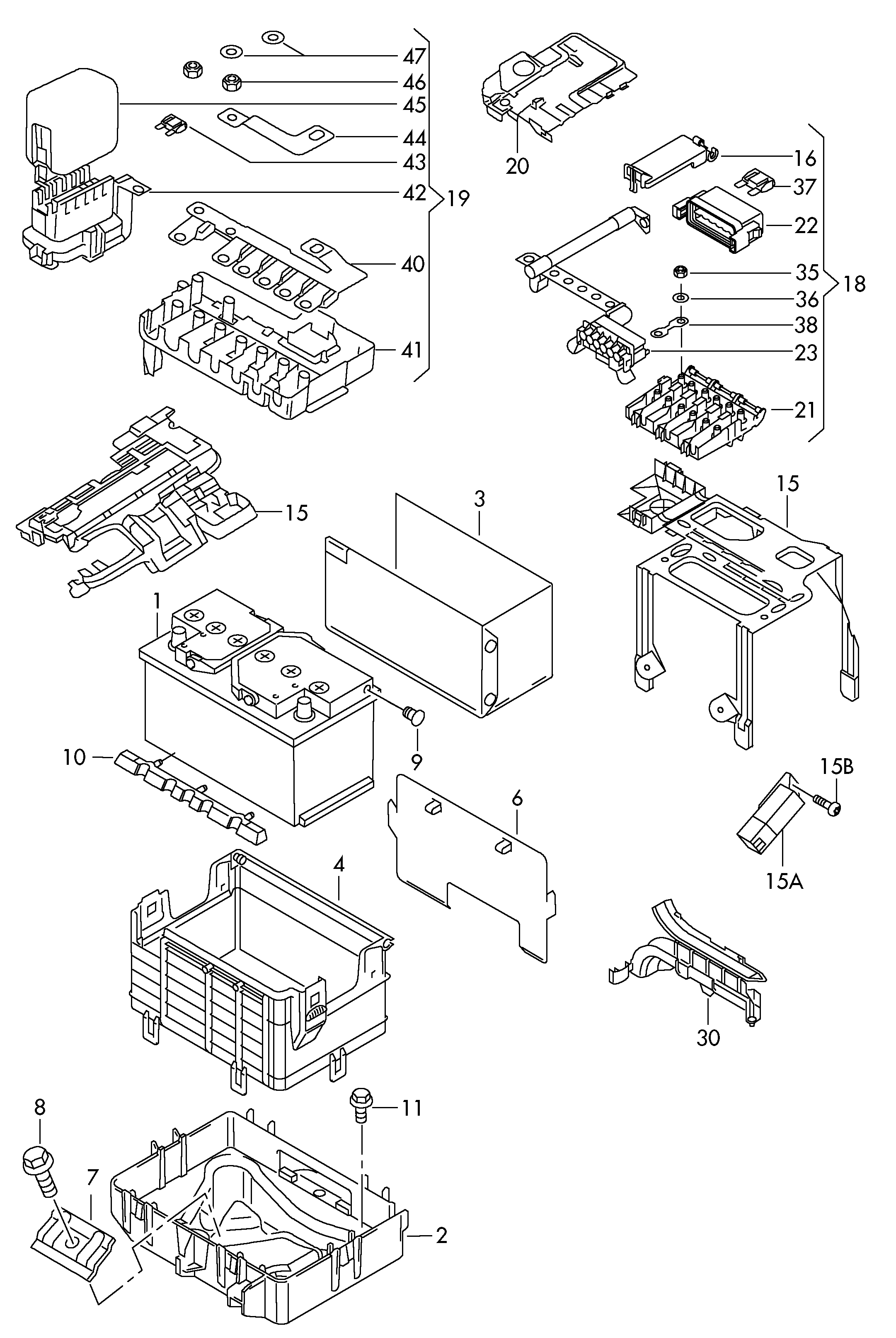 Seat 000 915 105 DC - Käynnistysakku www.parts5.com