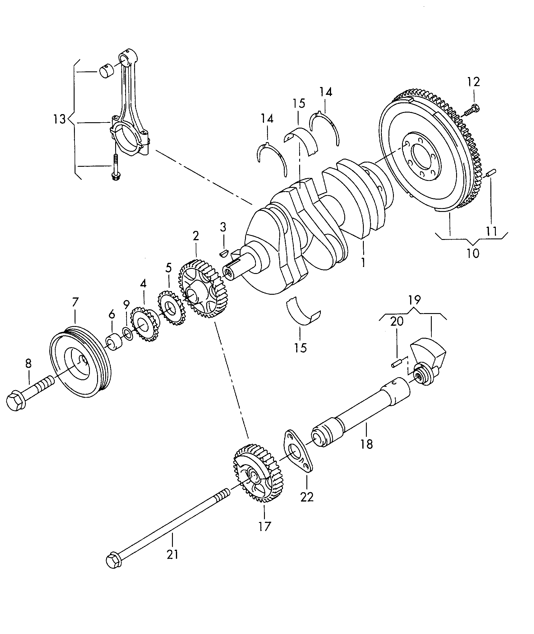 Skoda 03E 105 209 - Gear, crankshaft parts5.com