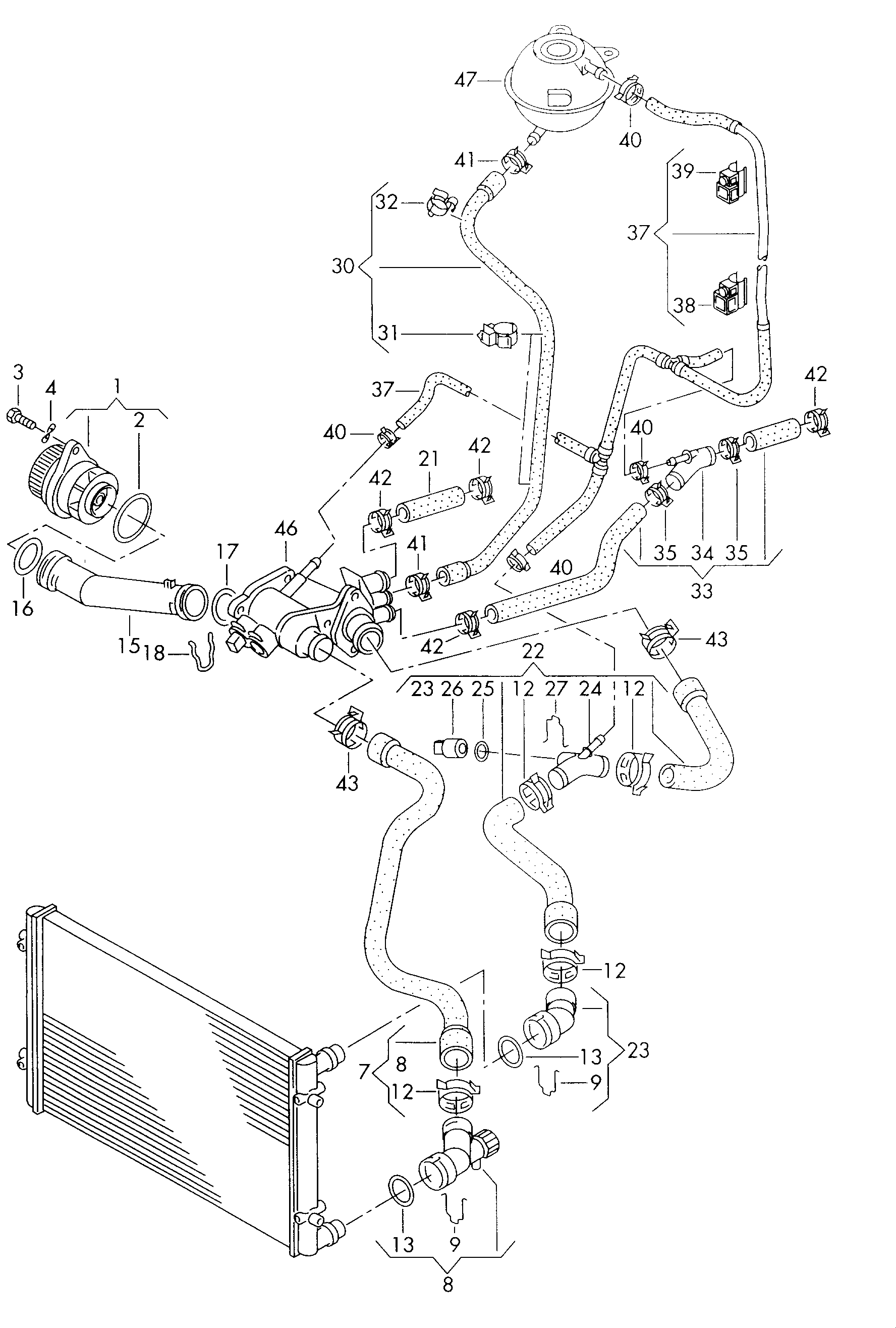 VAG 030121043C - Прокладка, масляный насос www.parts5.com