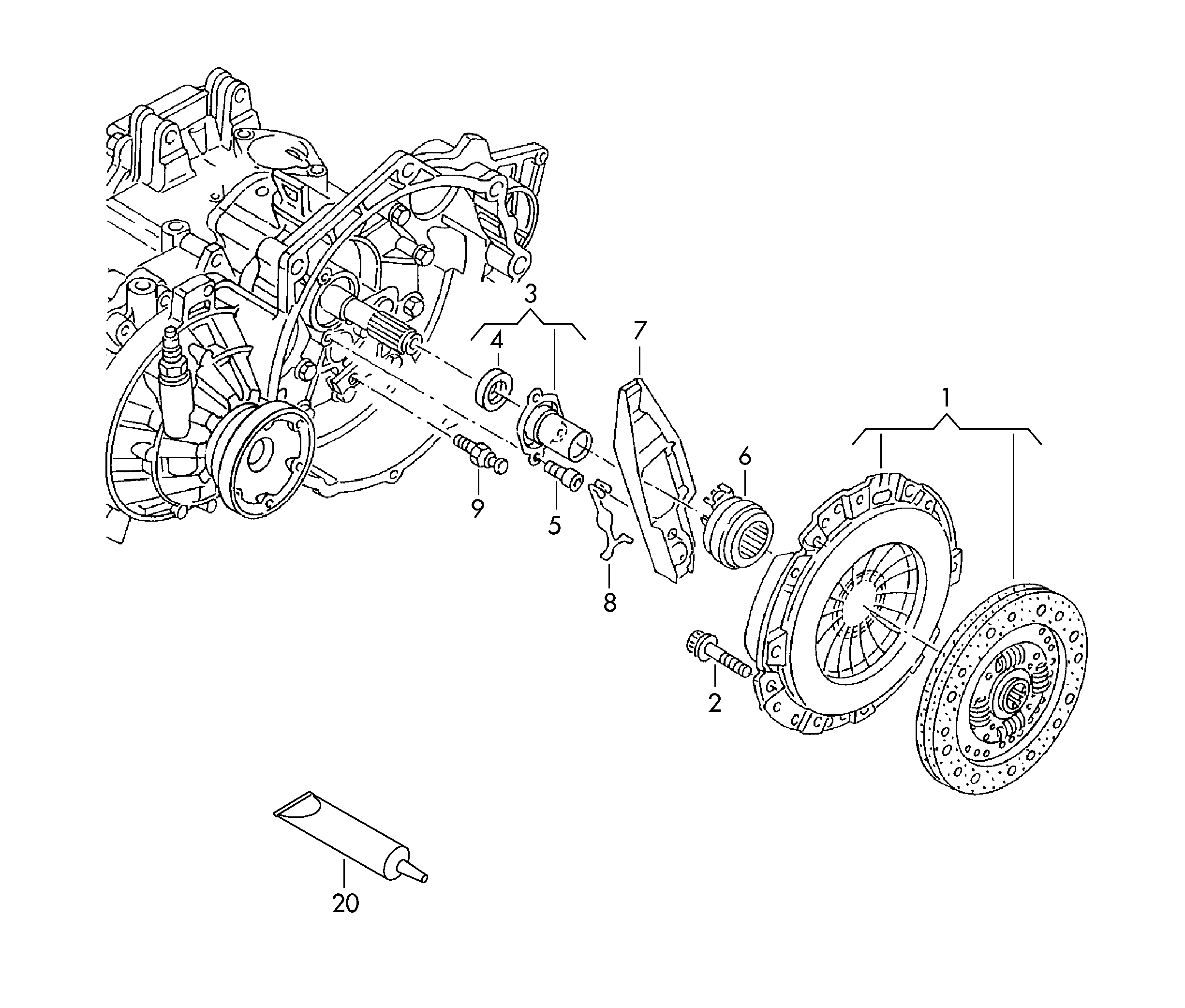 Skoda 06K 141 015 F - Clutch Kit www.parts5.com