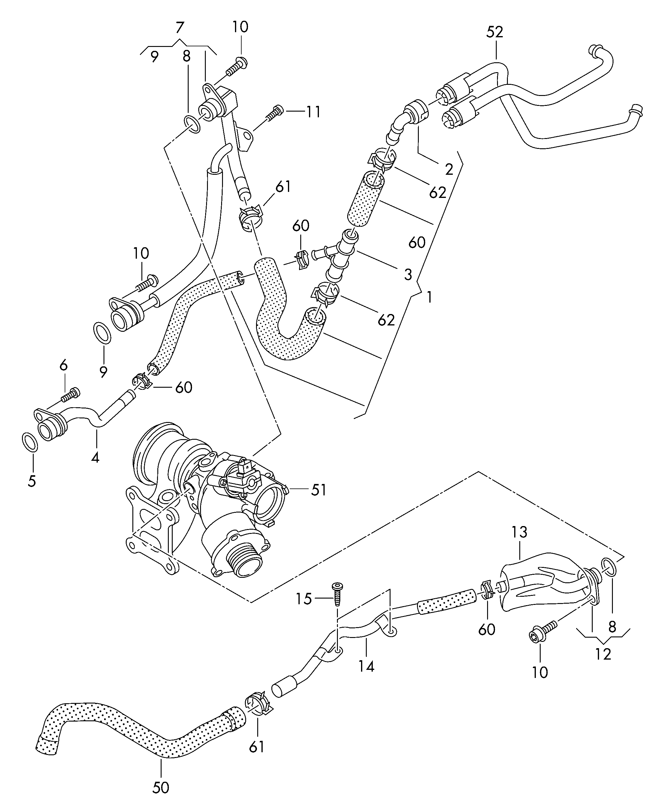 Seat 5Q0121087A - Flansa lichid racire www.parts5.com