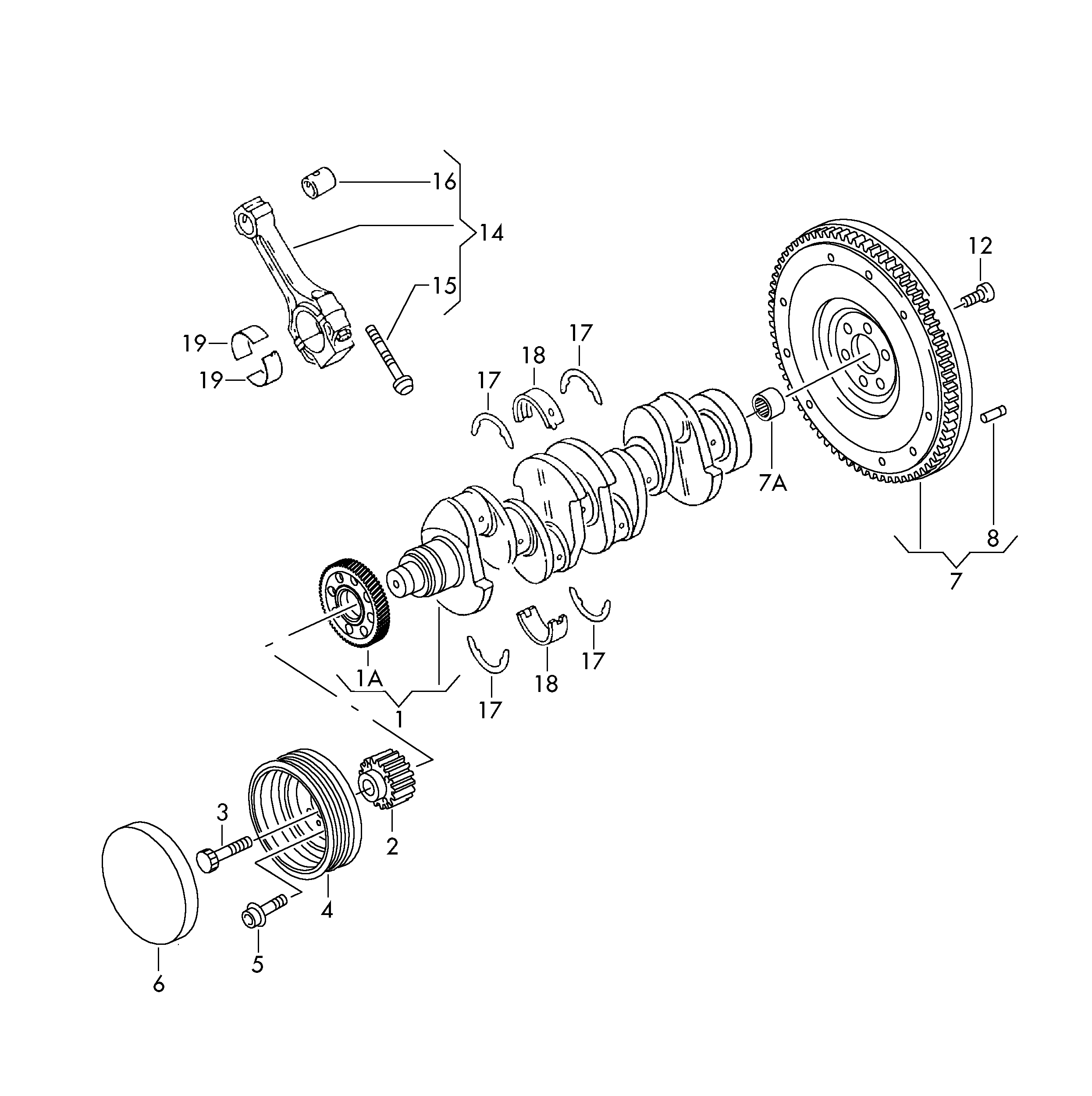 VAG 03G 105 266 CJ - Schwungrad www.parts5.com