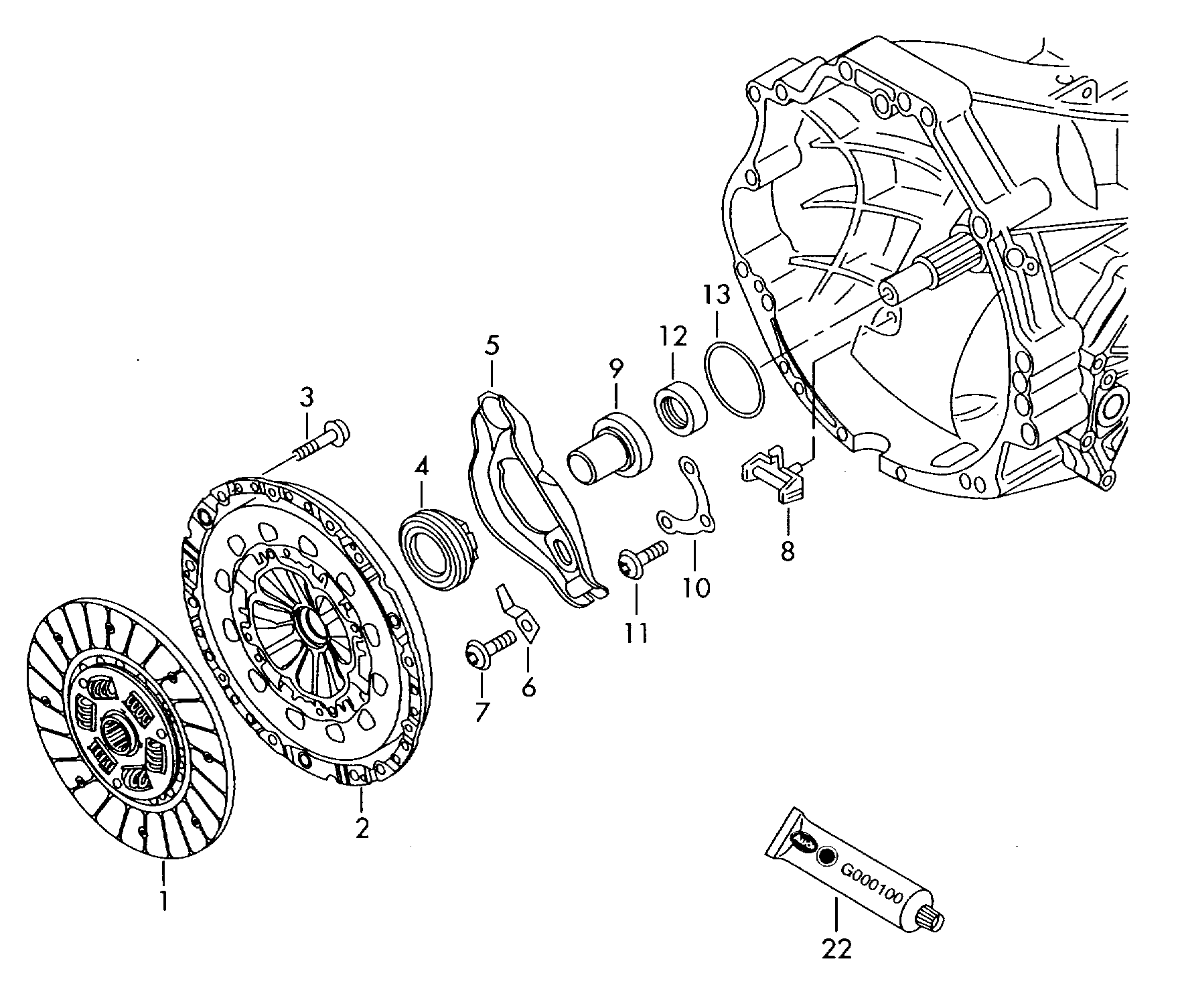 AUDI 01E 141 165 D - Clutch Kit parts5.com