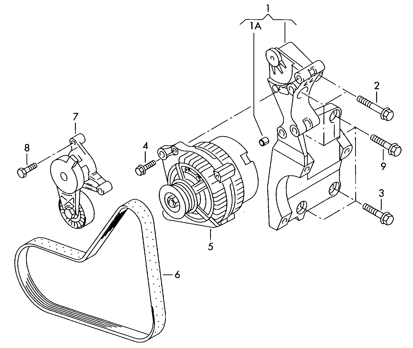 AUDI 06F 903 315 - Rihmapinguti,soonrihm www.parts5.com