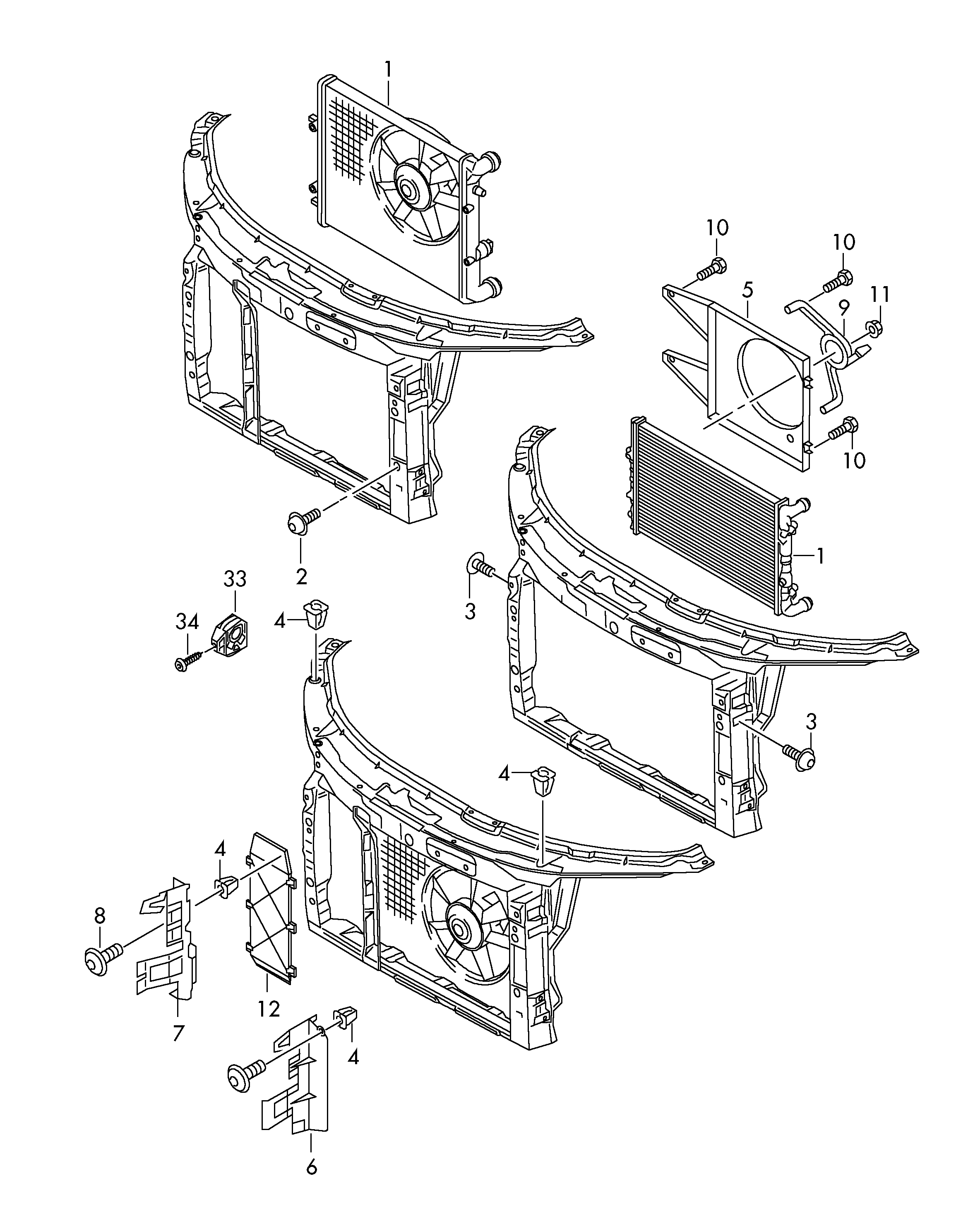 Seat 6Q0 121 206 D - Lüfter, Motorkühlung www.parts5.com