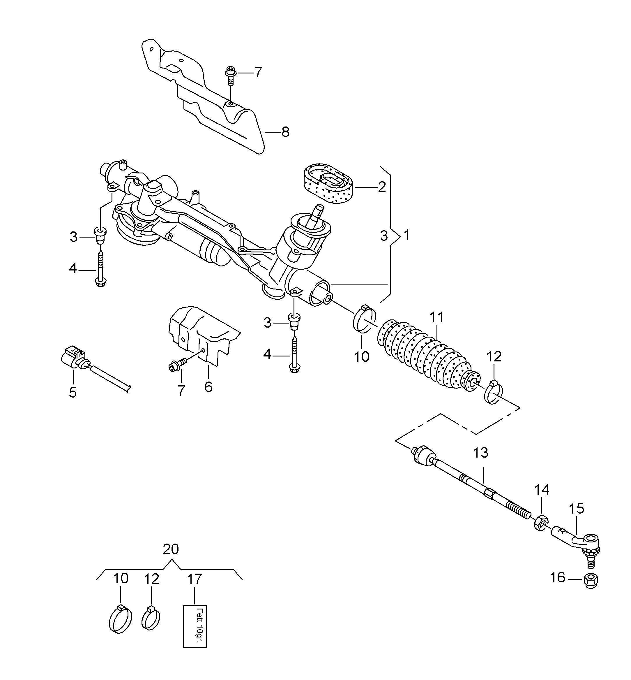 AUDI 5Q1423055 - Rooliajam www.parts5.com