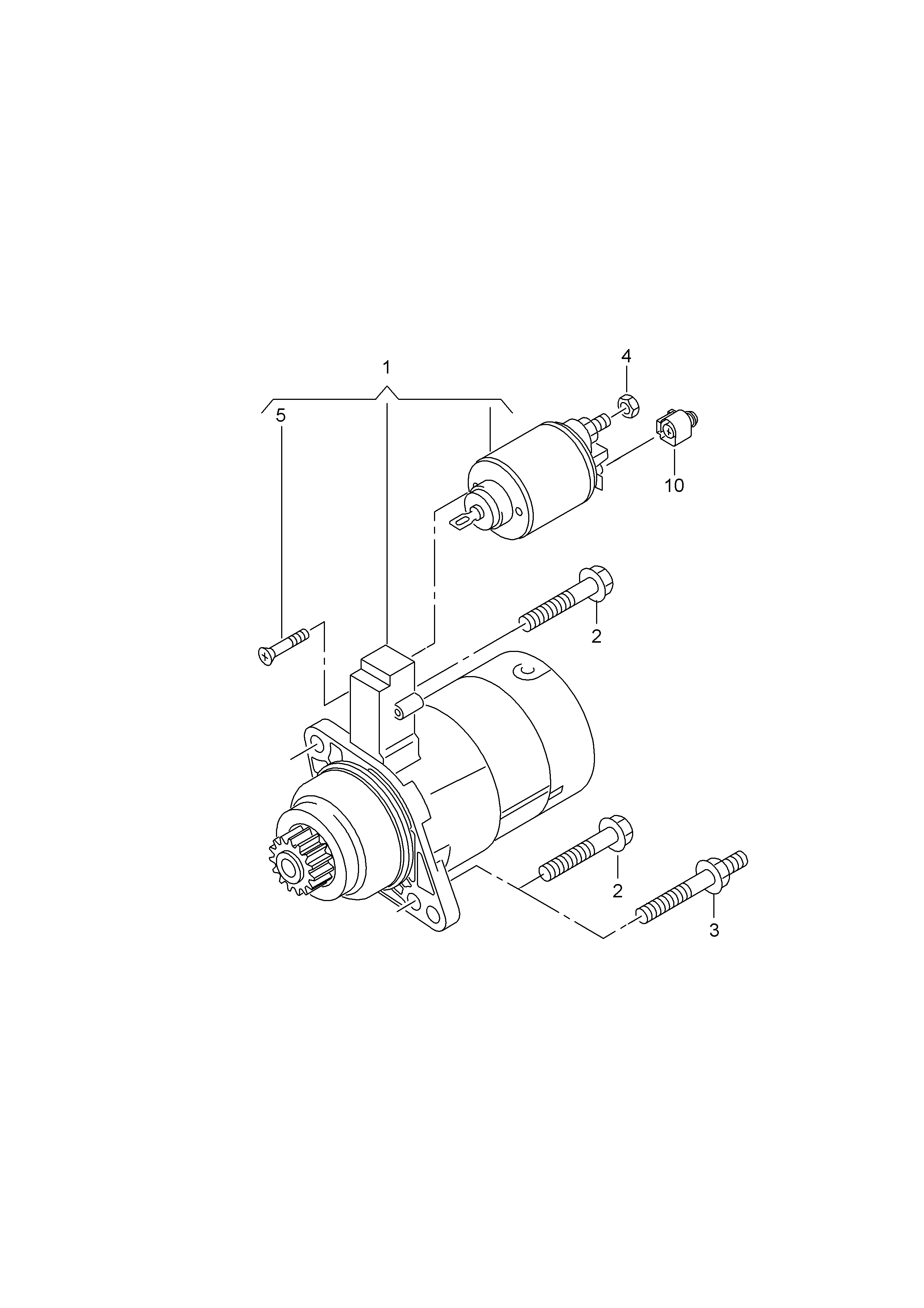 AUDI 02Z 911 024 Q - Starter www.parts5.com