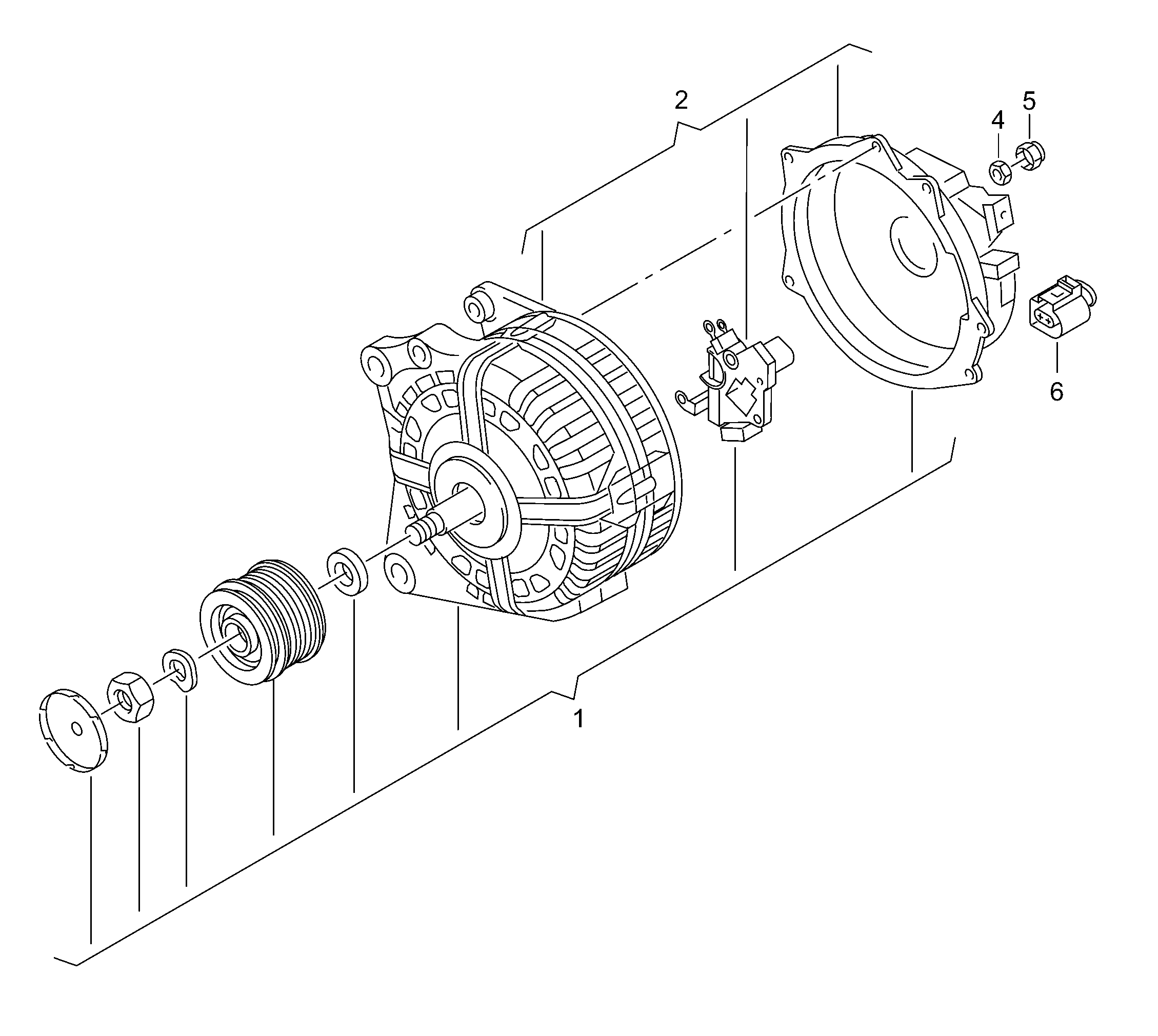 Seat 04E 903 023 J - Alternatör kasnağı www.parts5.com