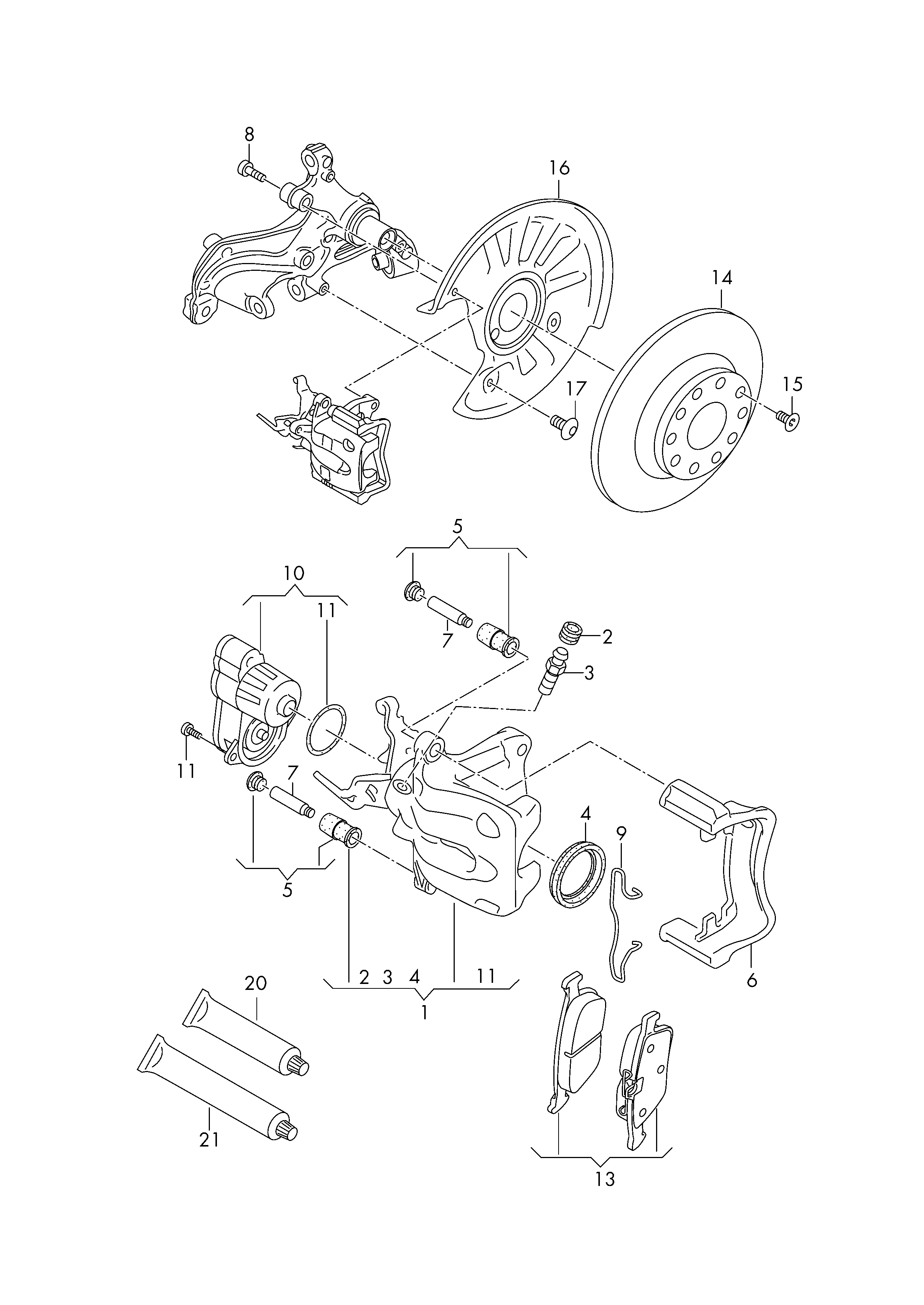 VAG 3Q0 615 601 - Disc frana www.parts5.com