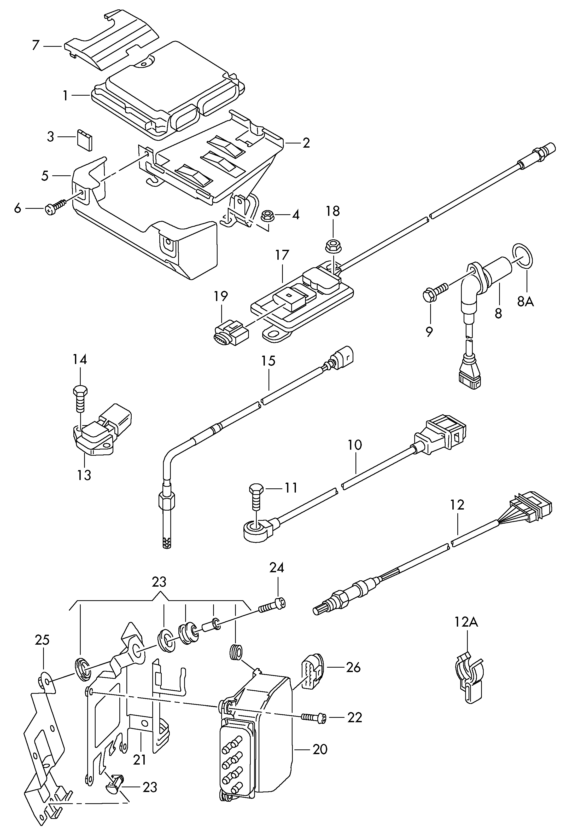 AUDI 03G 906 051 D - Senzor, tlak sesalne cevi www.parts5.com