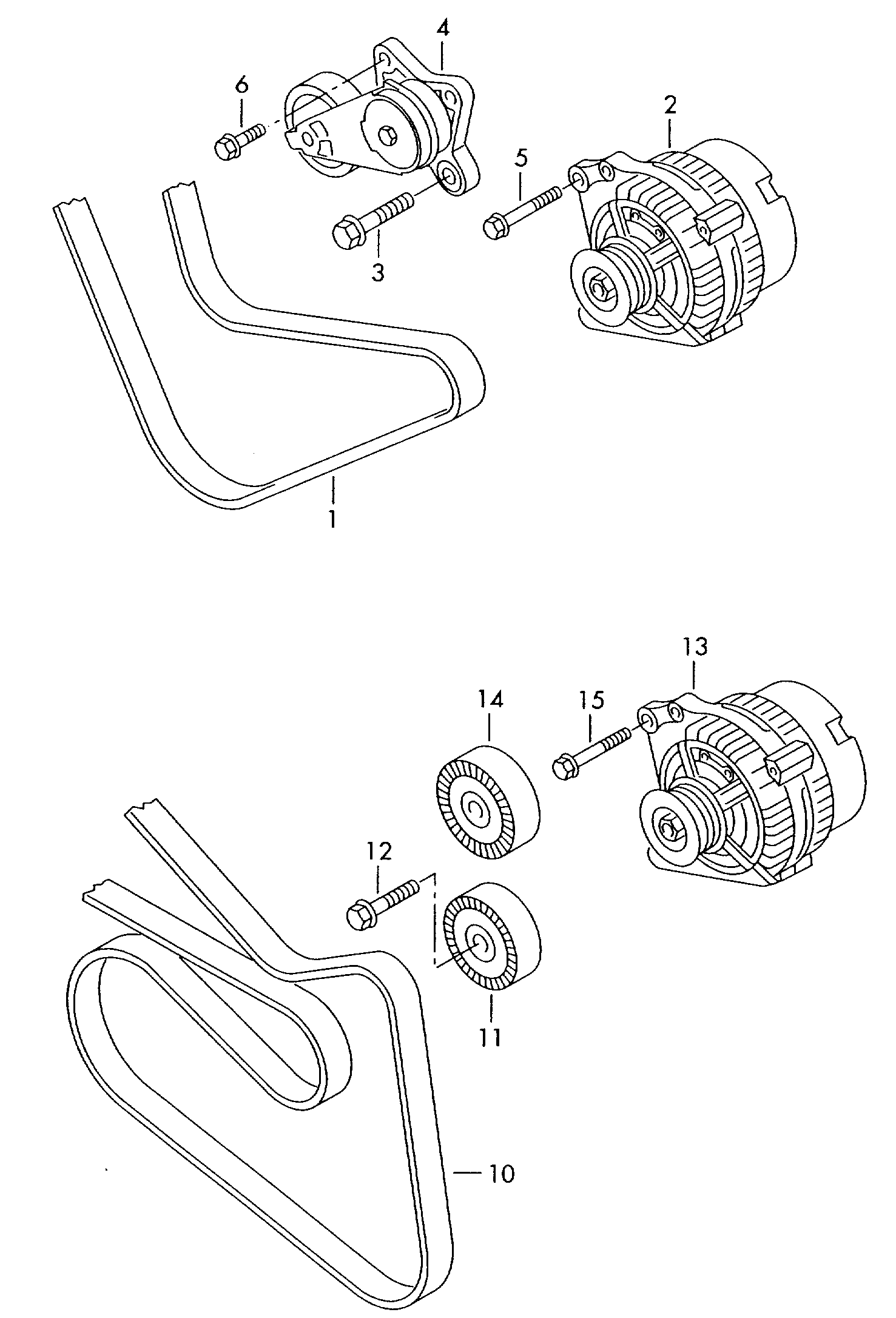 VW 03C145299C - Τεντωτήρας ιμάντα, ιμάντας poly-V www.parts5.com