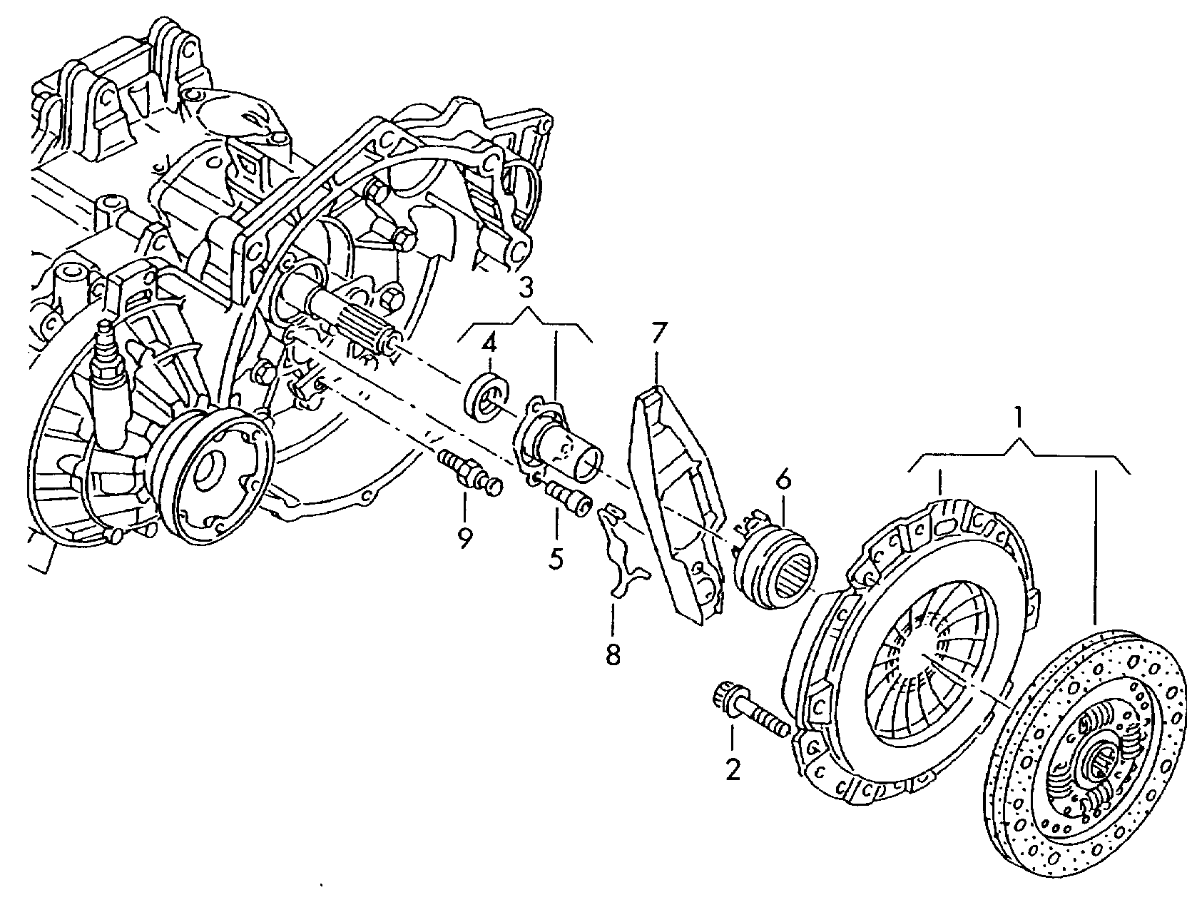 Skoda 06F141015B - Clutch Kit www.parts5.com